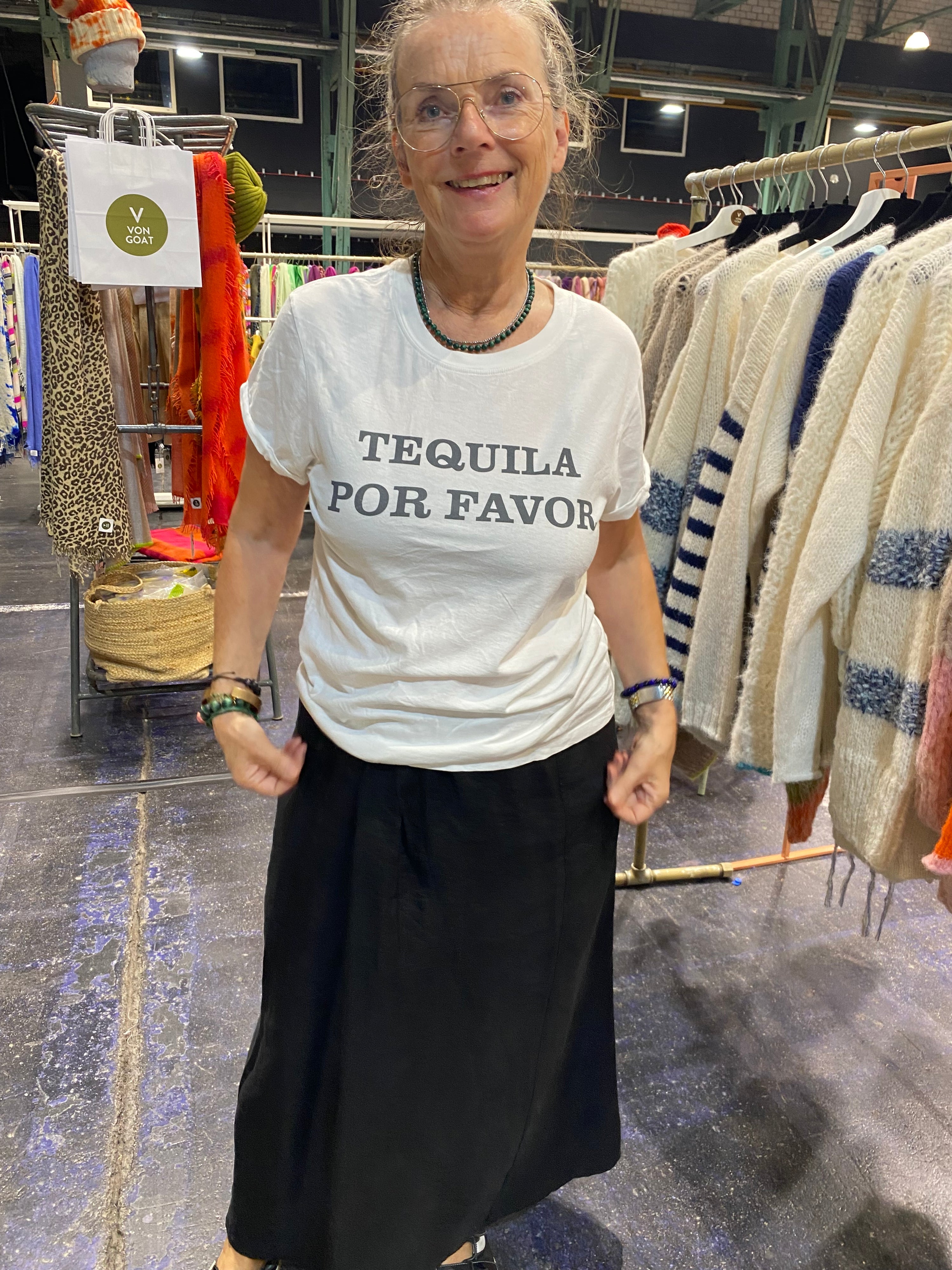 Tequila, Black, T-Shirt - Lindner Fashion