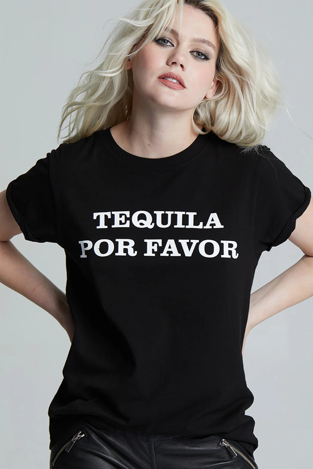Tequila, Black, T-Shirt - Lindner Fashion