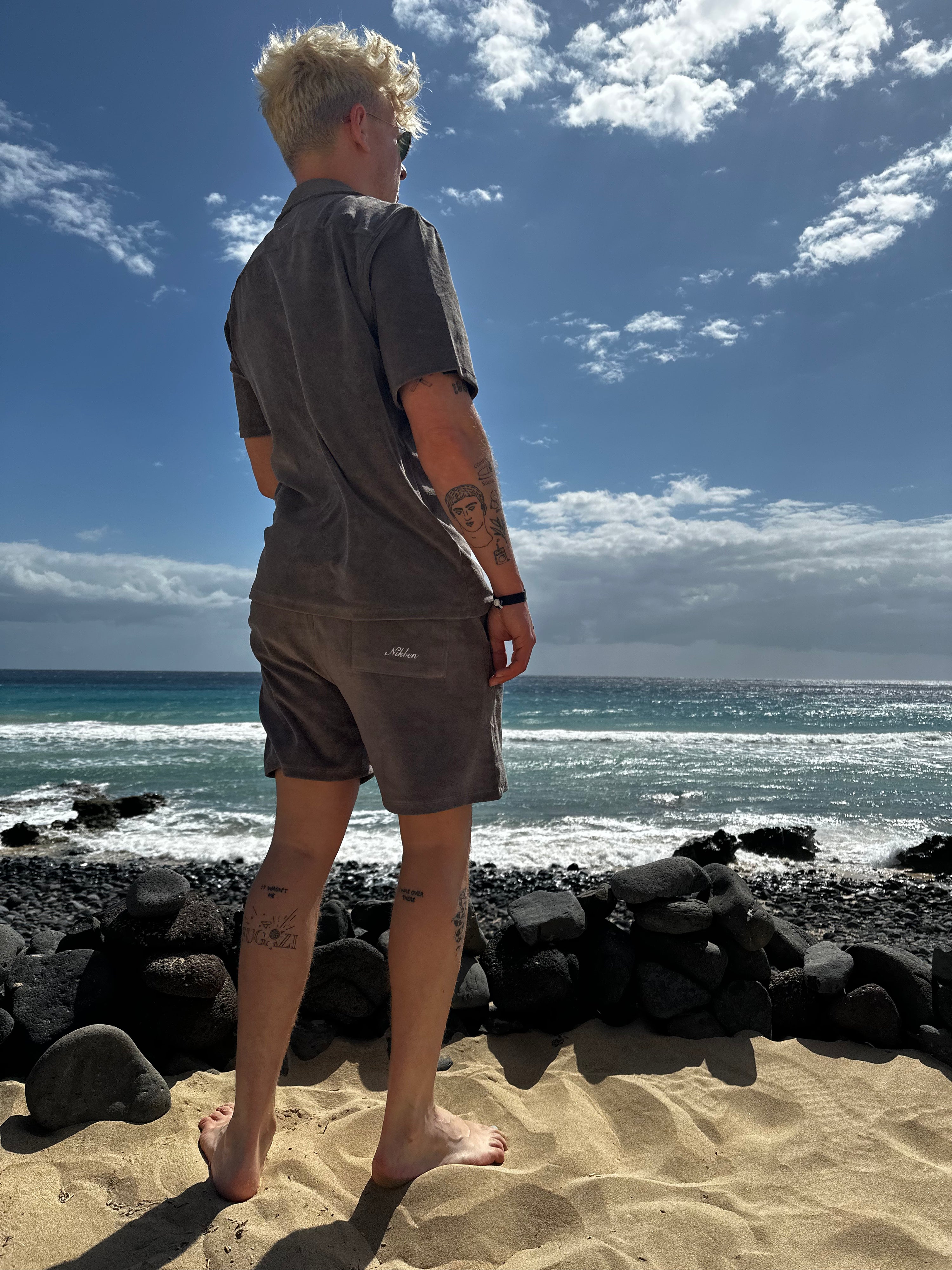 Terry, Ash, Shorts - Lindner Fashion