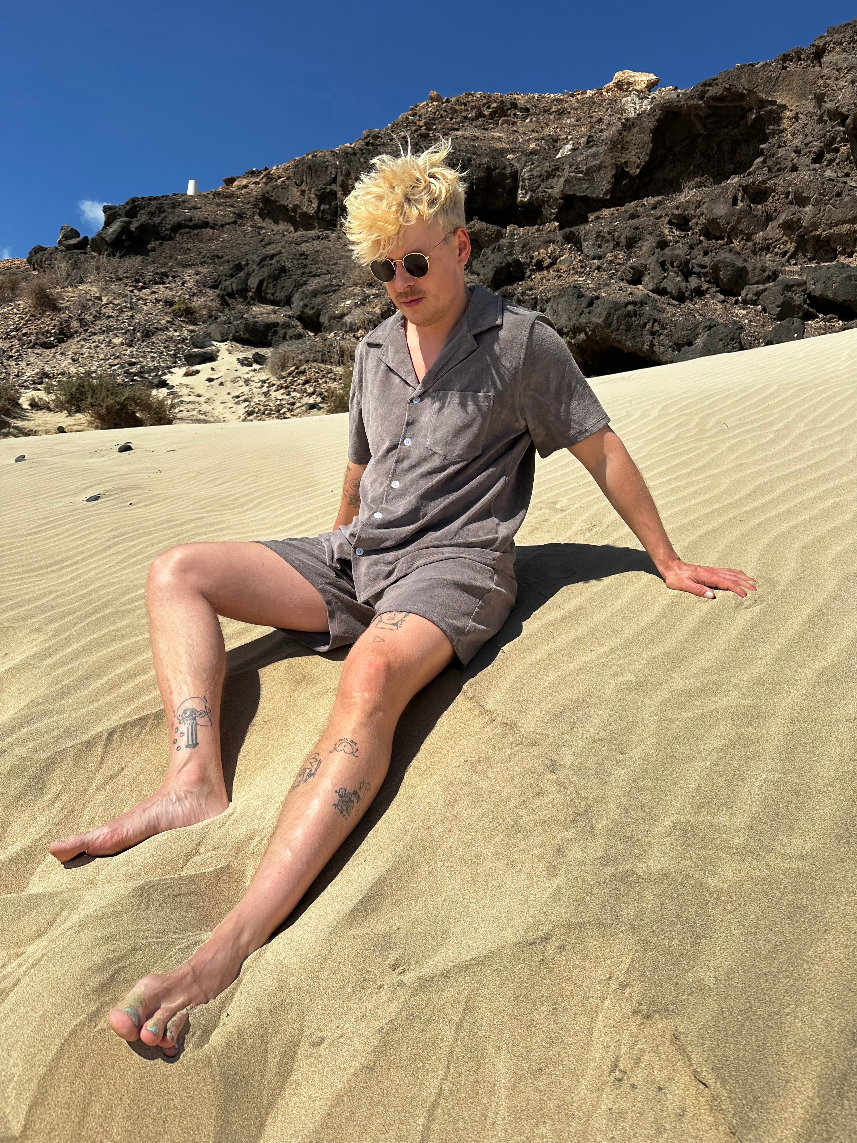 Terry, Ash, Shorts - Lindner Fashion
