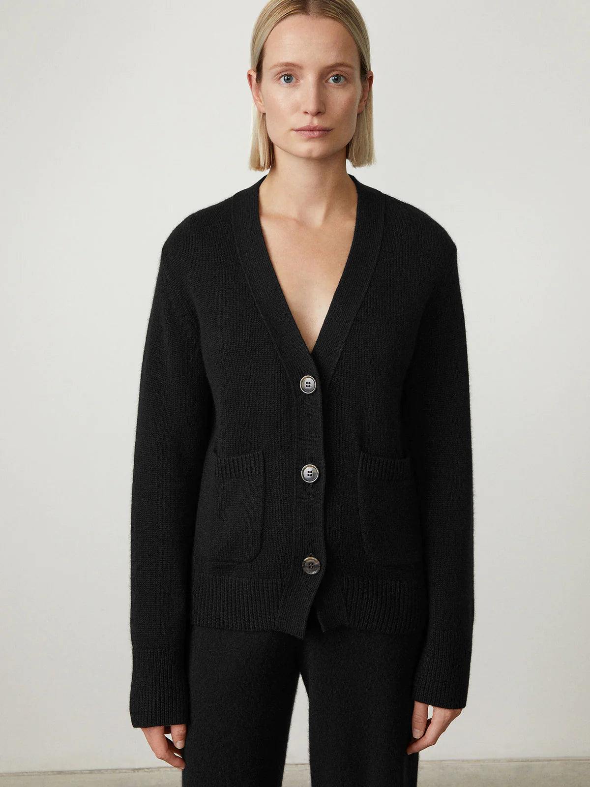 The Danni Cardigan, Black, Cardigan - Lindner Fashion