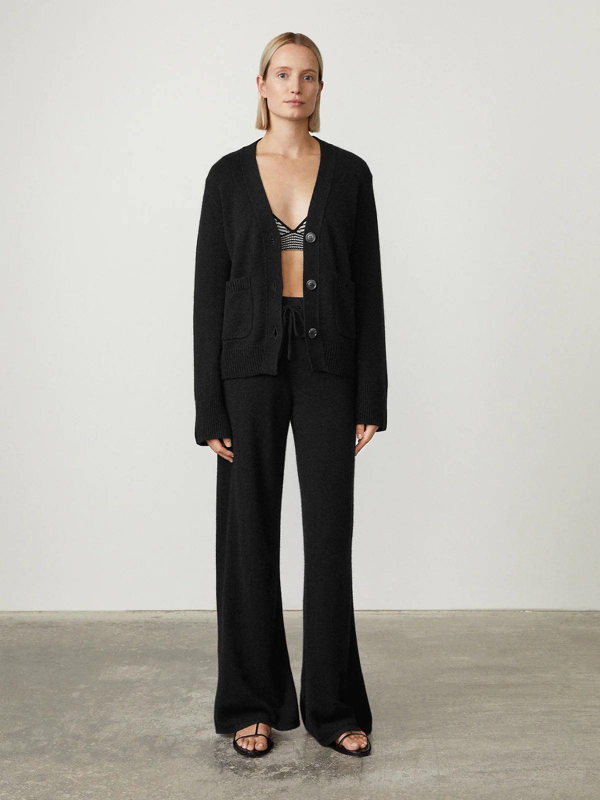 The Danni Cardigan, Black, Cardigan - Lindner Fashion