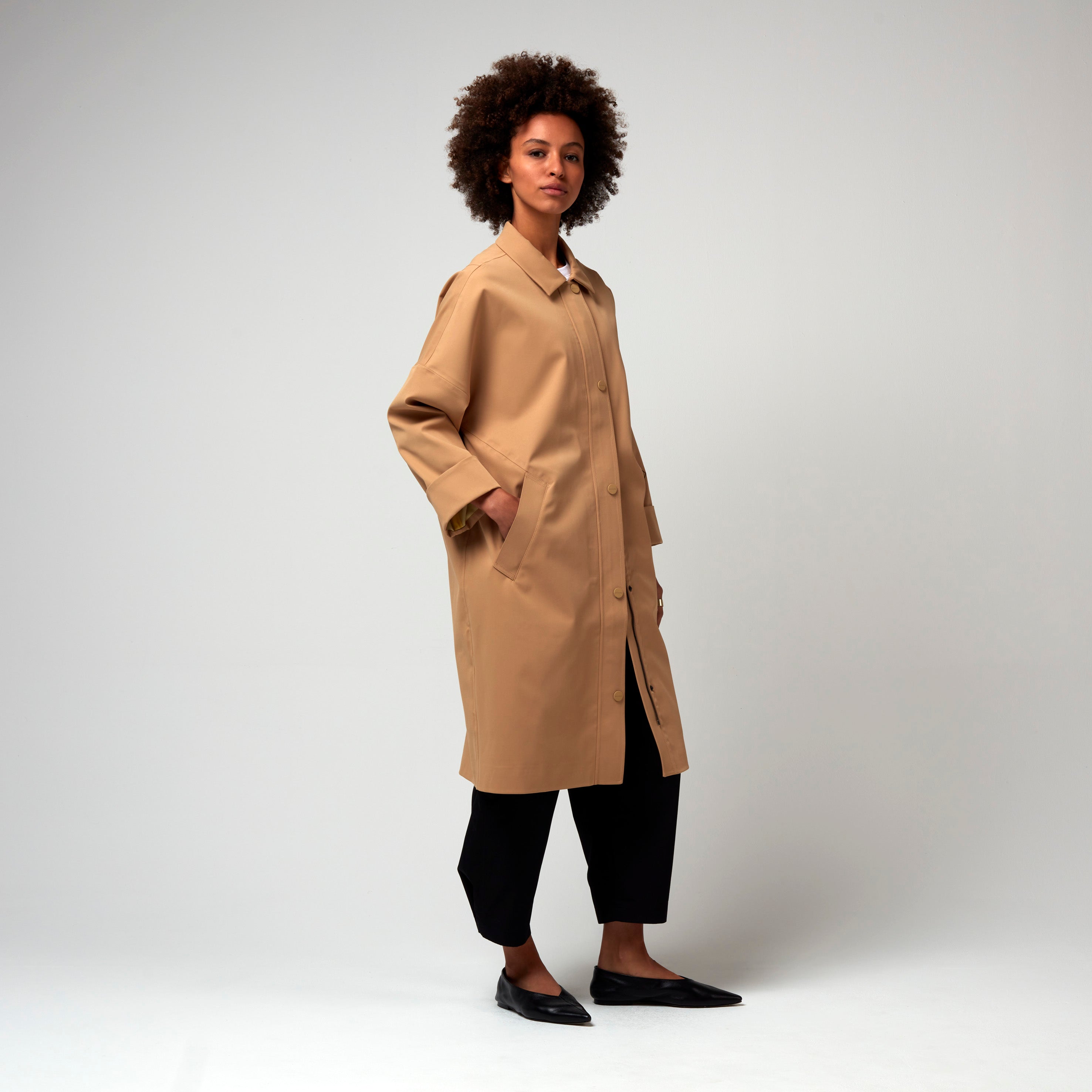 The Dry, Tan, Waterproof Coat - Lindner Fashion