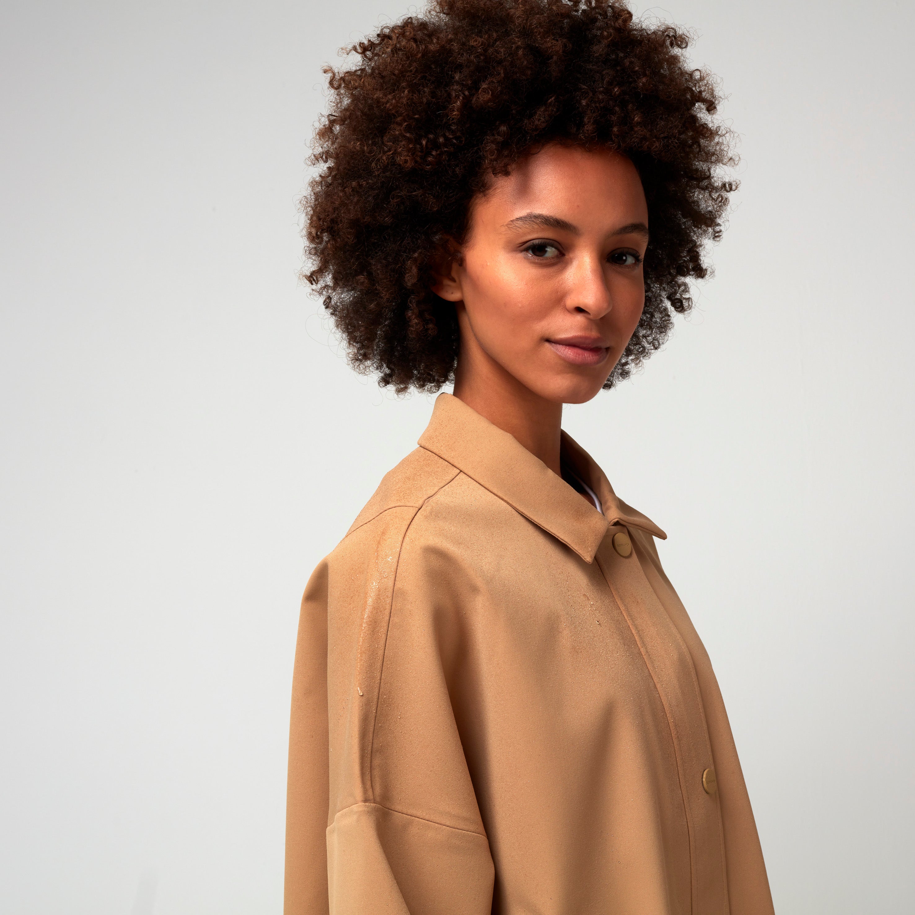The Dry, Tan, Waterproof Coat - Lindner Fashion