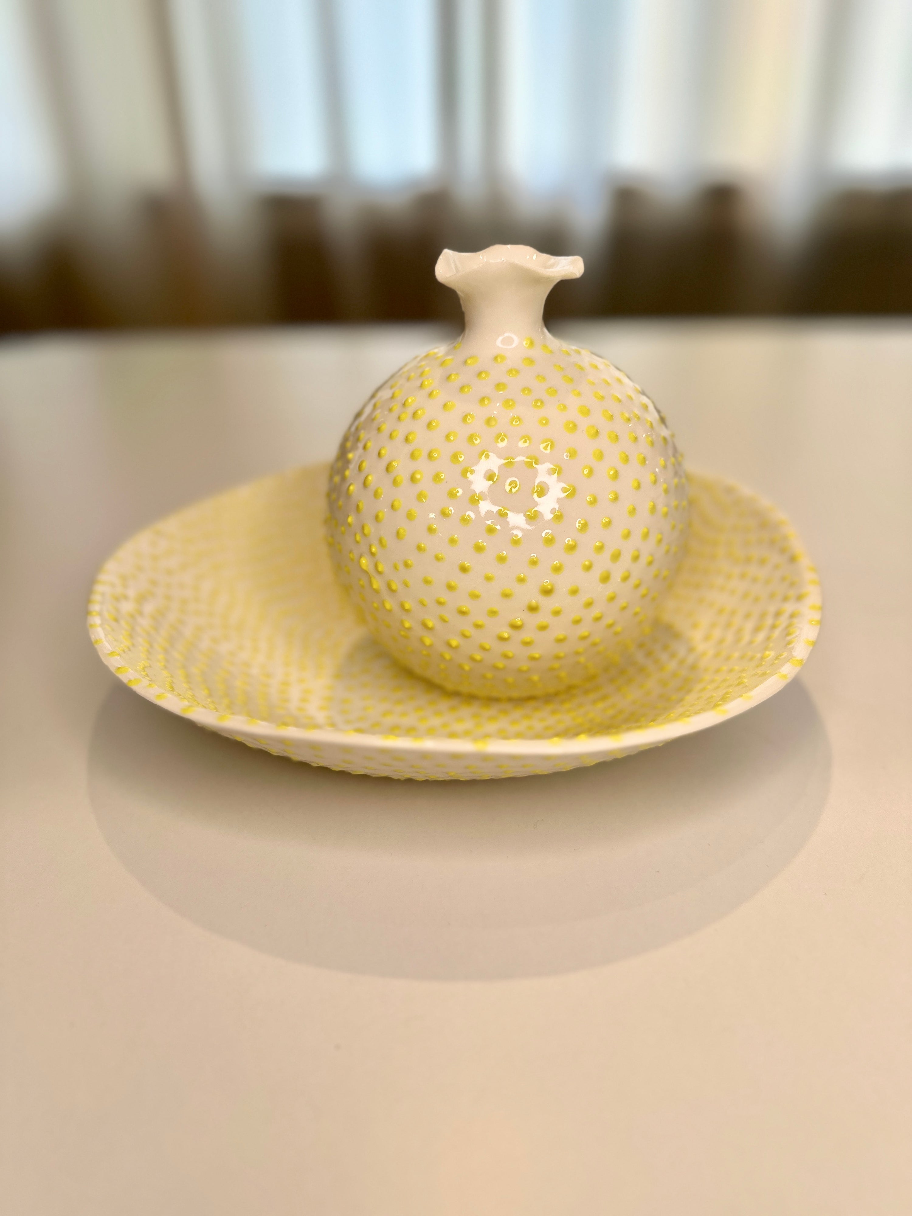 The Puffer Bowl, Zitrone, Schale - Lindner Fashion