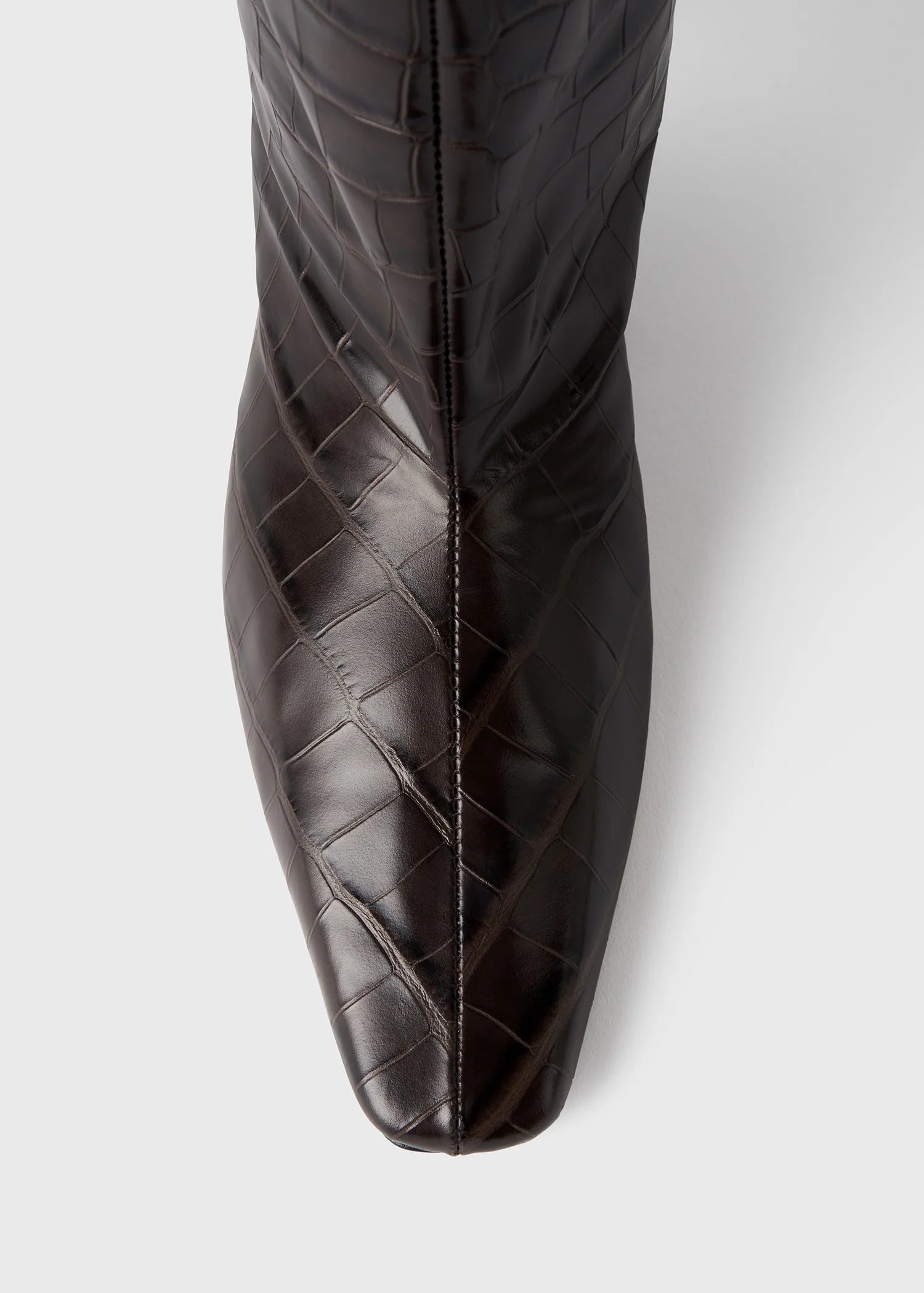 The Slim, Dark Brown/Croco, Stiefel - Lindner Fashion