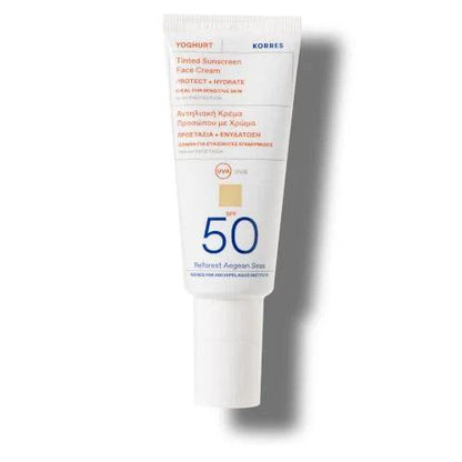 Tinted Yoghurt Sunscreen, SPF50, Sonnenschutzcreme - Lindner Fashion