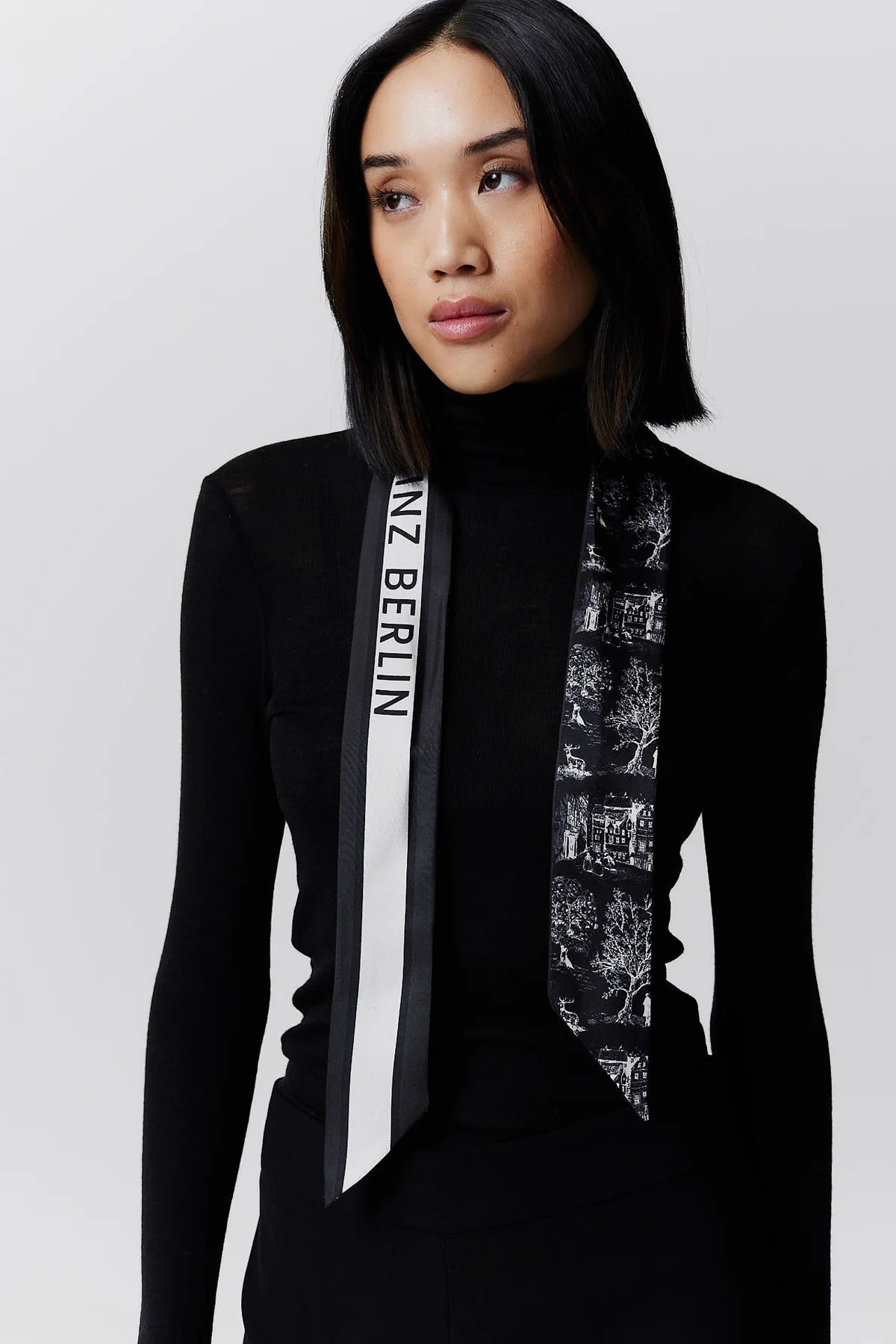 Toile Valentine, Schwarz, Twilly - Lindner Fashion