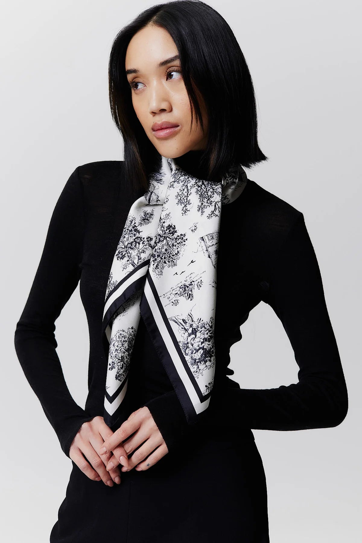 Toile Valentine, Weiß, Scarf - Lindner Fashion