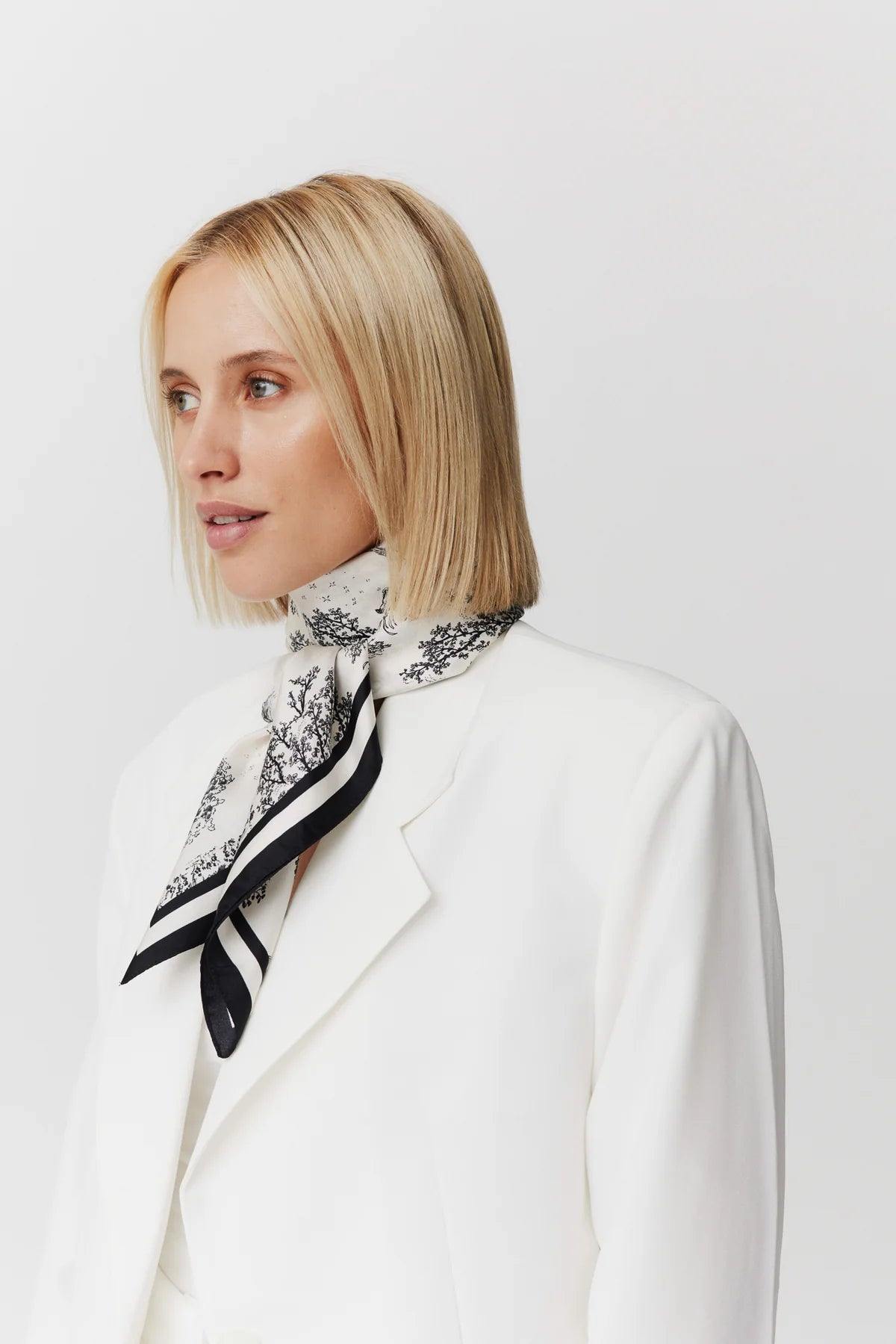 Toile Valentine, Weiß, Scarf - Lindner Fashion