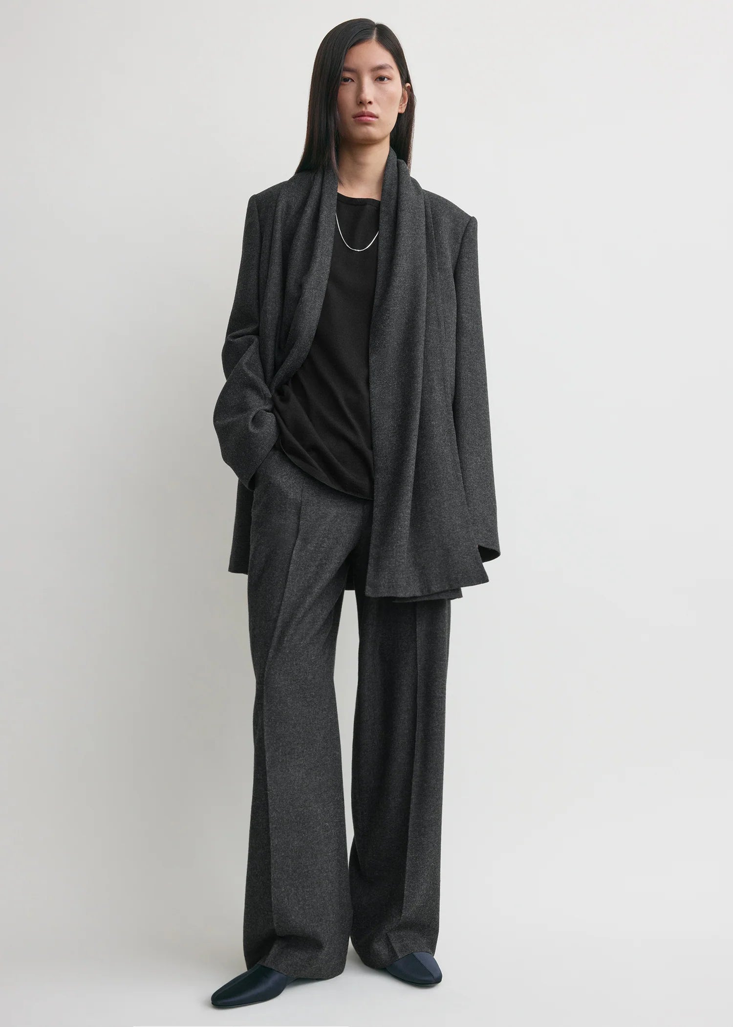 Toteme, Charcoal, Blazer – Lindner Fashion