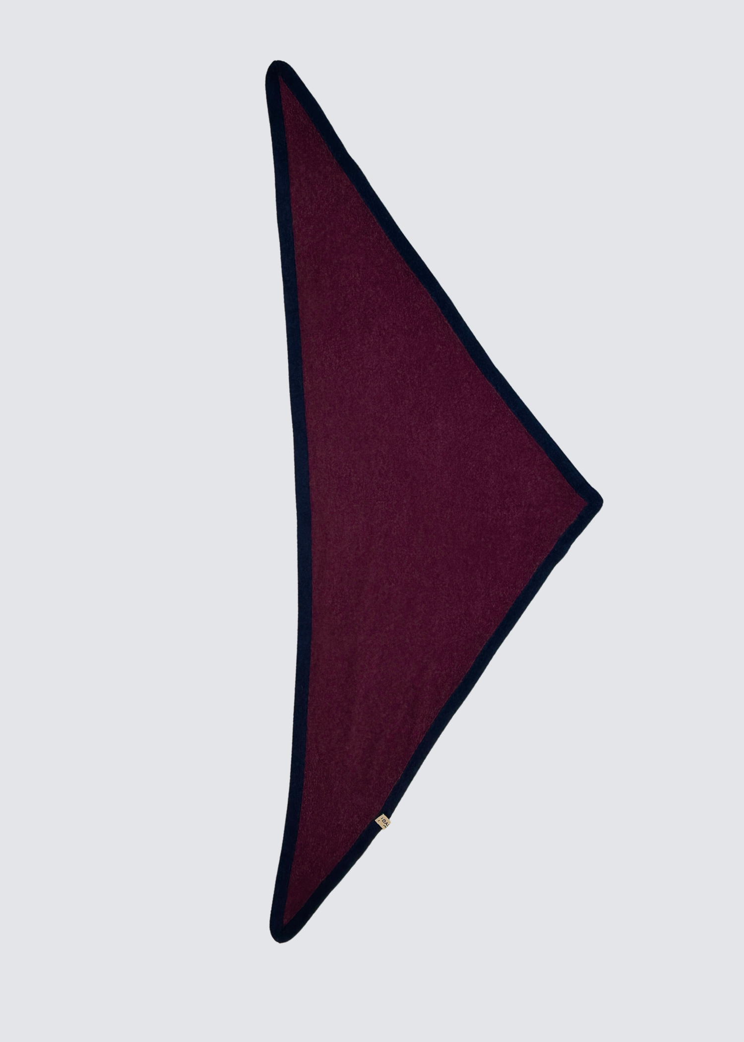 Triangle Duo, Bordeaux/Navy, Schal - Lindner Fashion