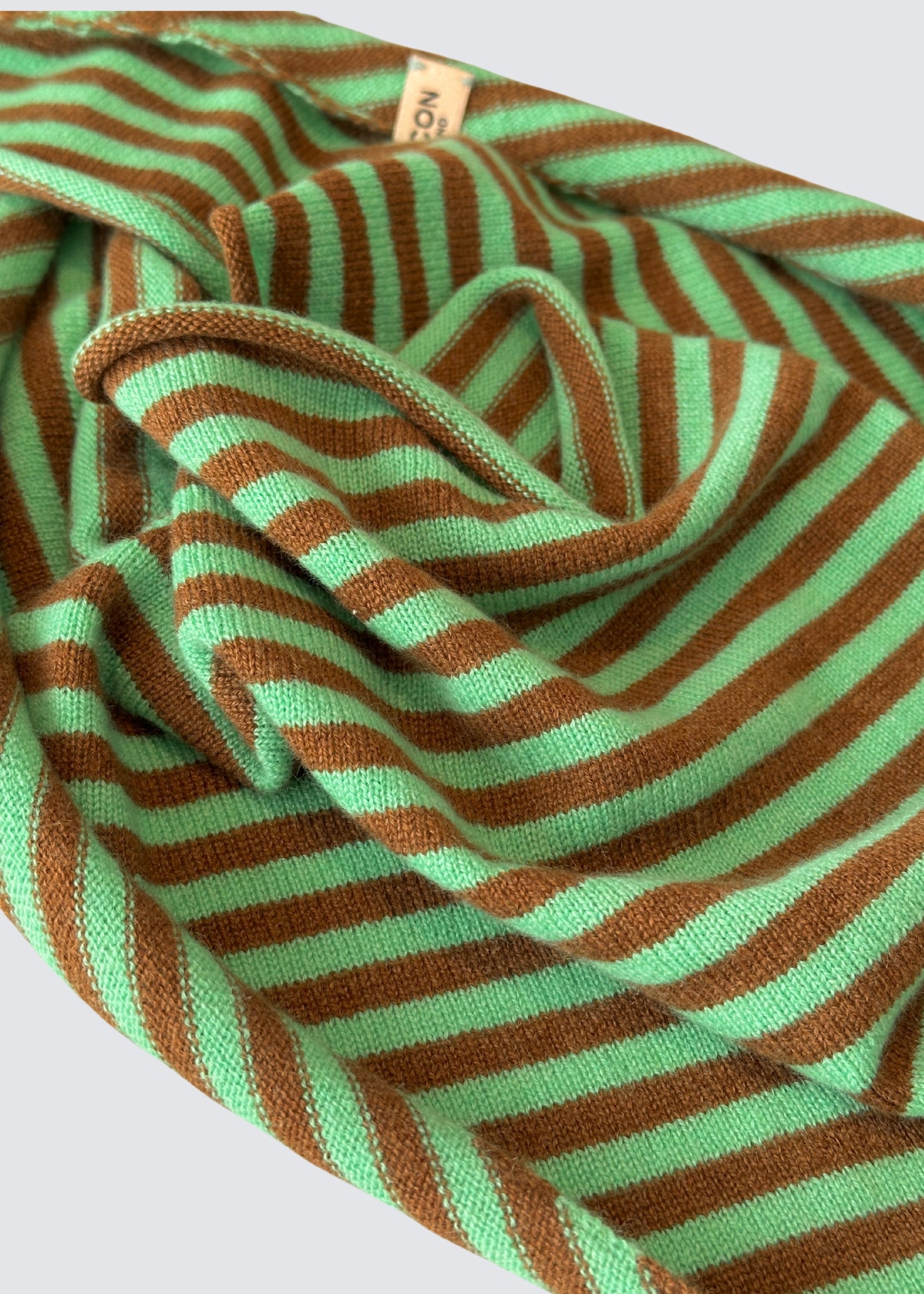 Triangle Soft Strand, Grün/Braun, Schal - Lindner Fashion