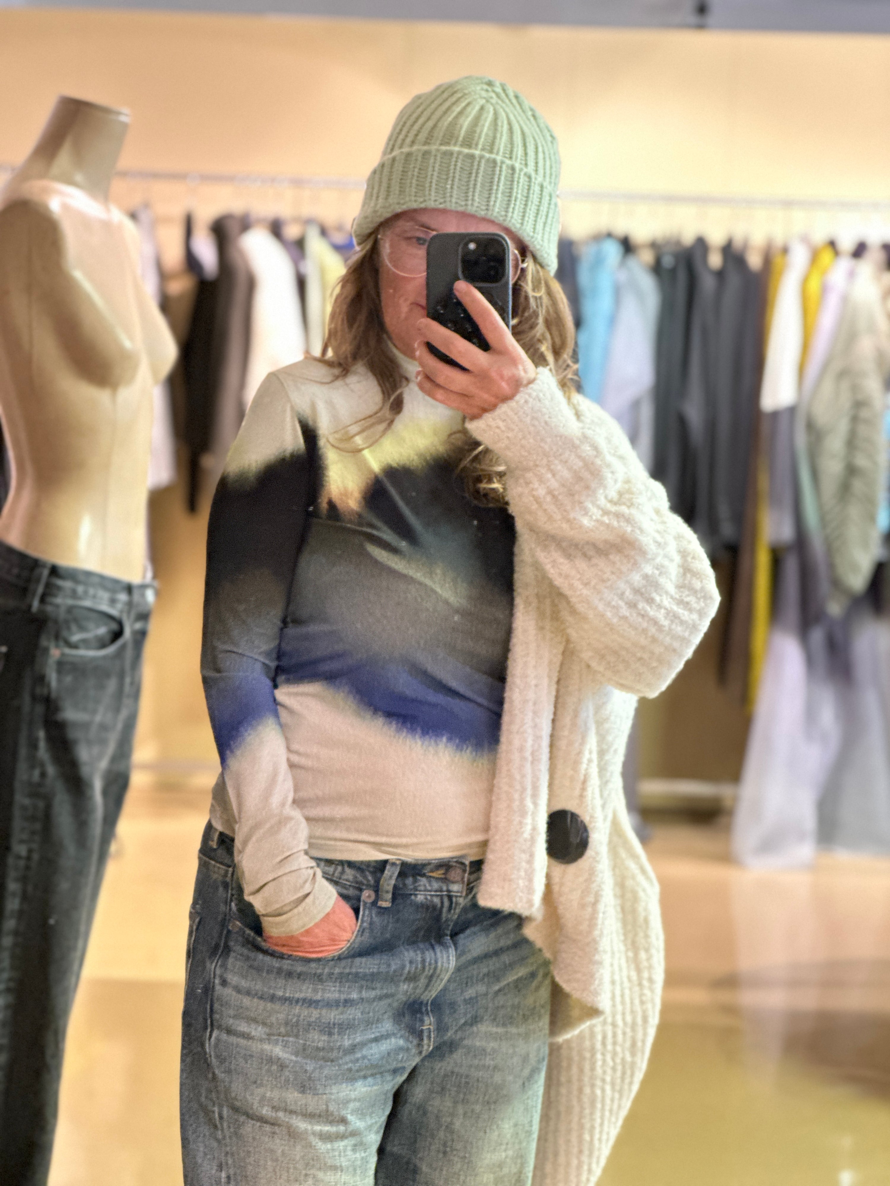 Tugal, Shimmer Sundown, Langarm - Lindner Fashion