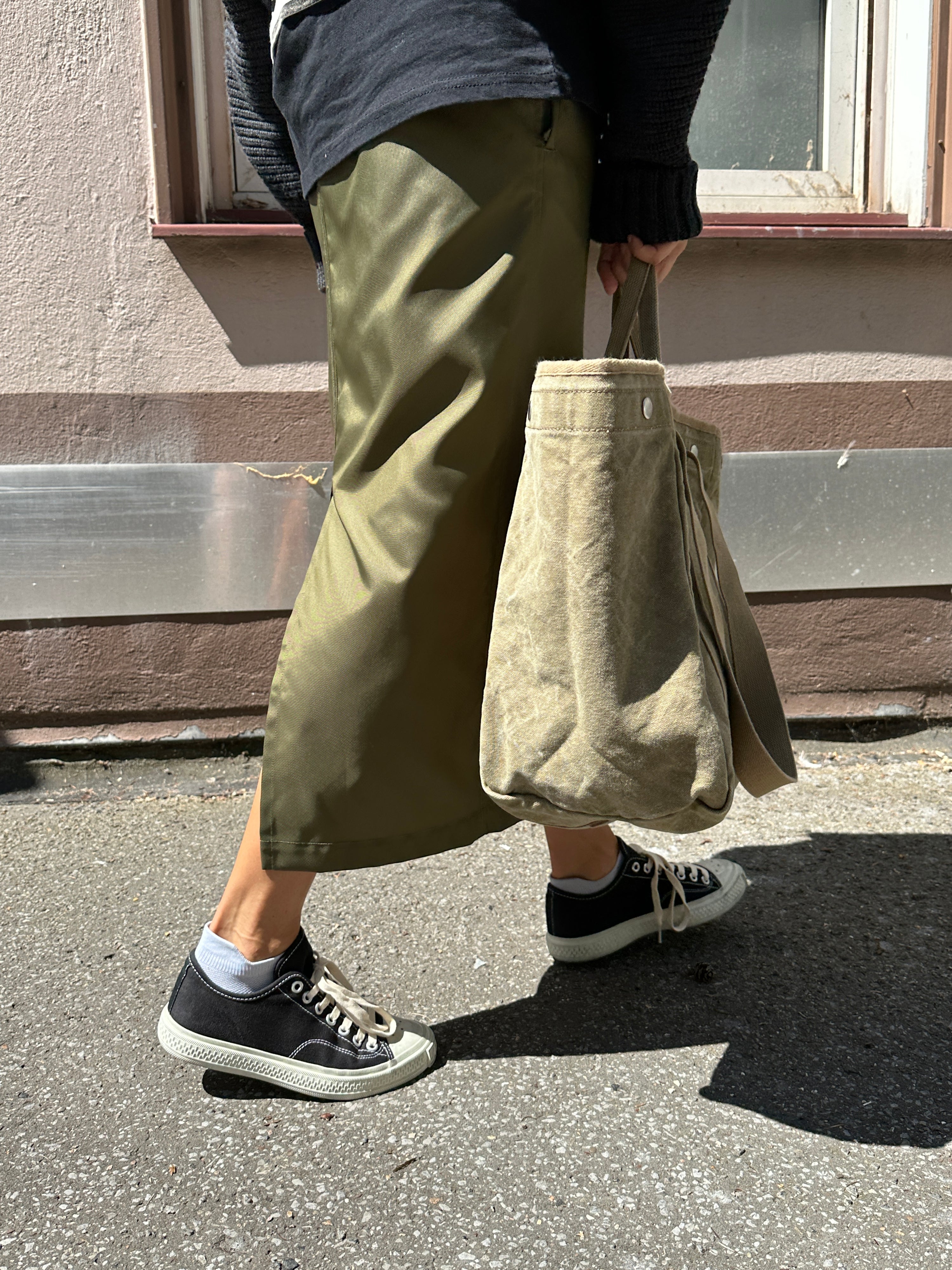 Utility Skirt, Dark Military, Rock - Lindner Fashion