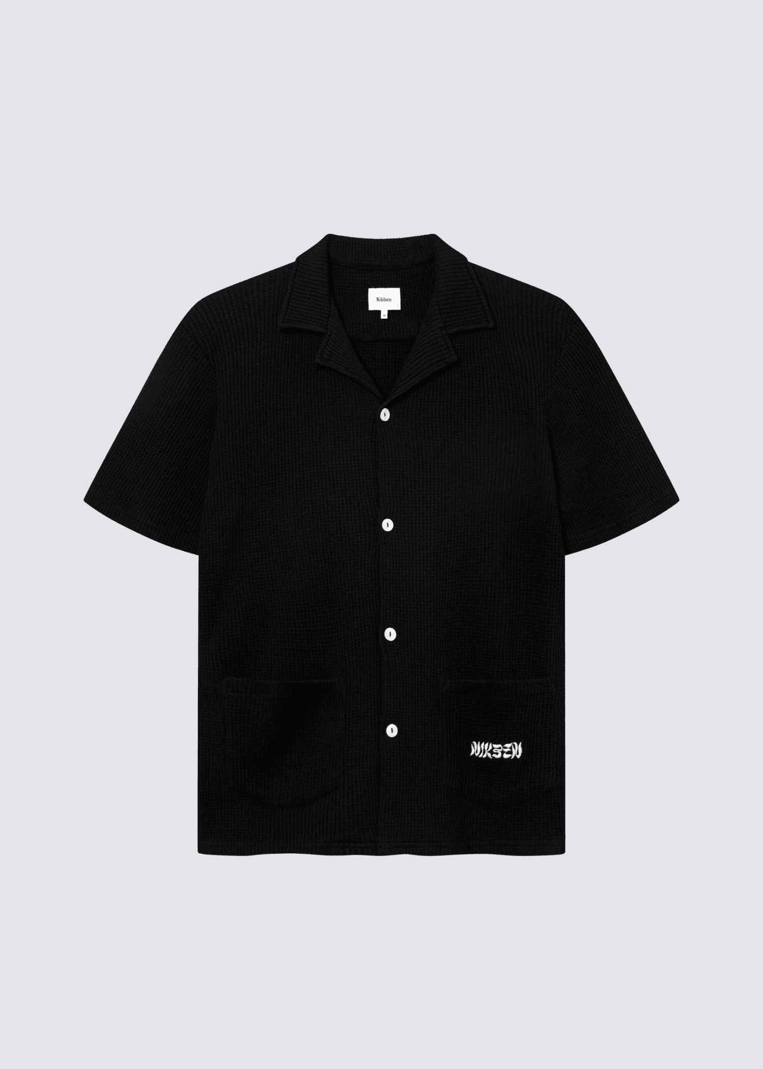 Waffel Havana, Black, Hemd - Lindner Fashion