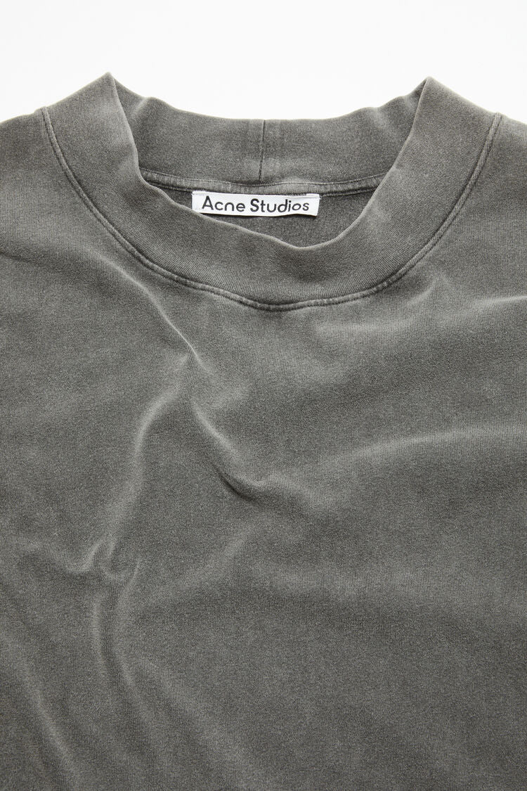 Washed Sweat, Faded Black, Longsleeve - Lindner Fashion