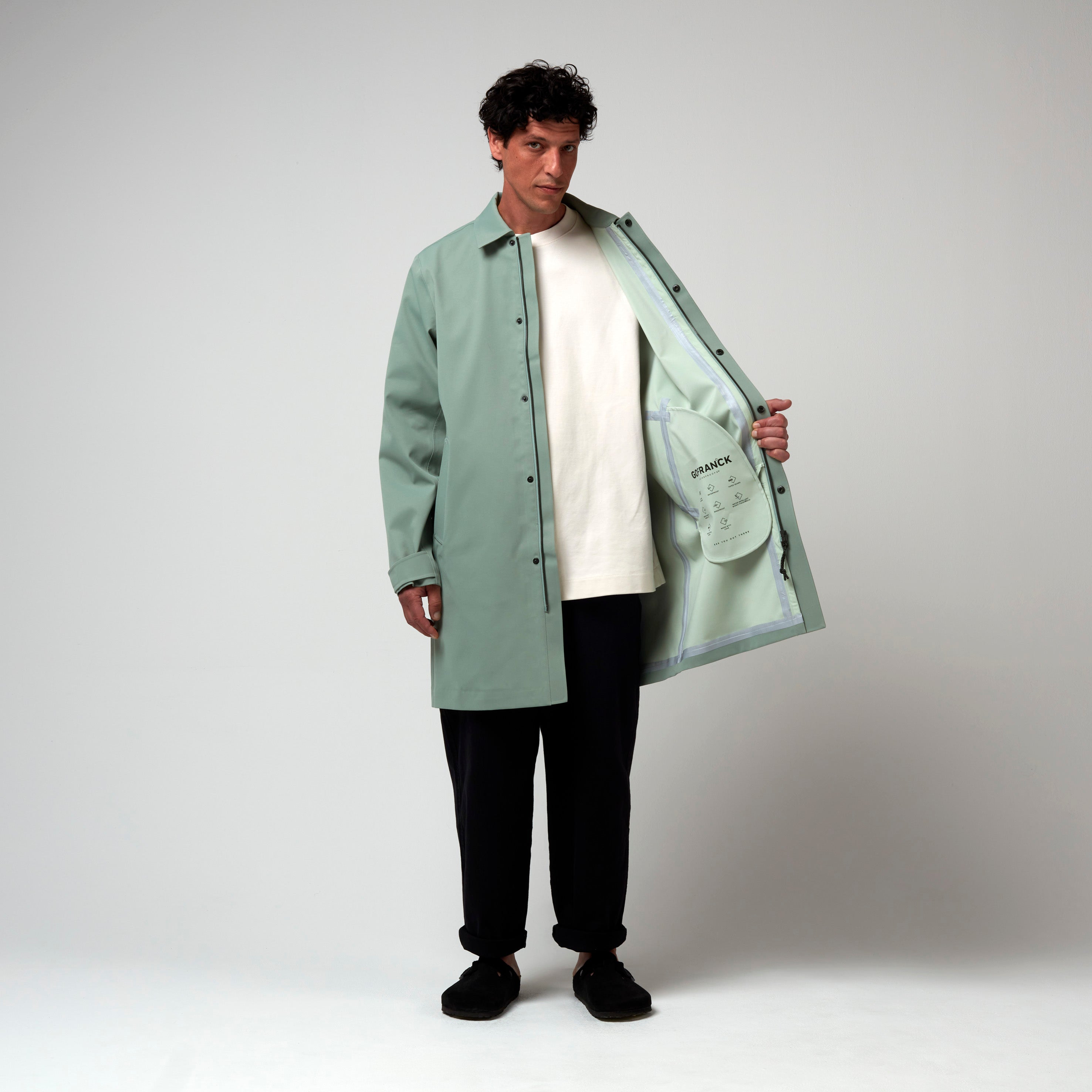 Weatherly, Iceberg Green, Waterproof Coat - Lindner Fashion