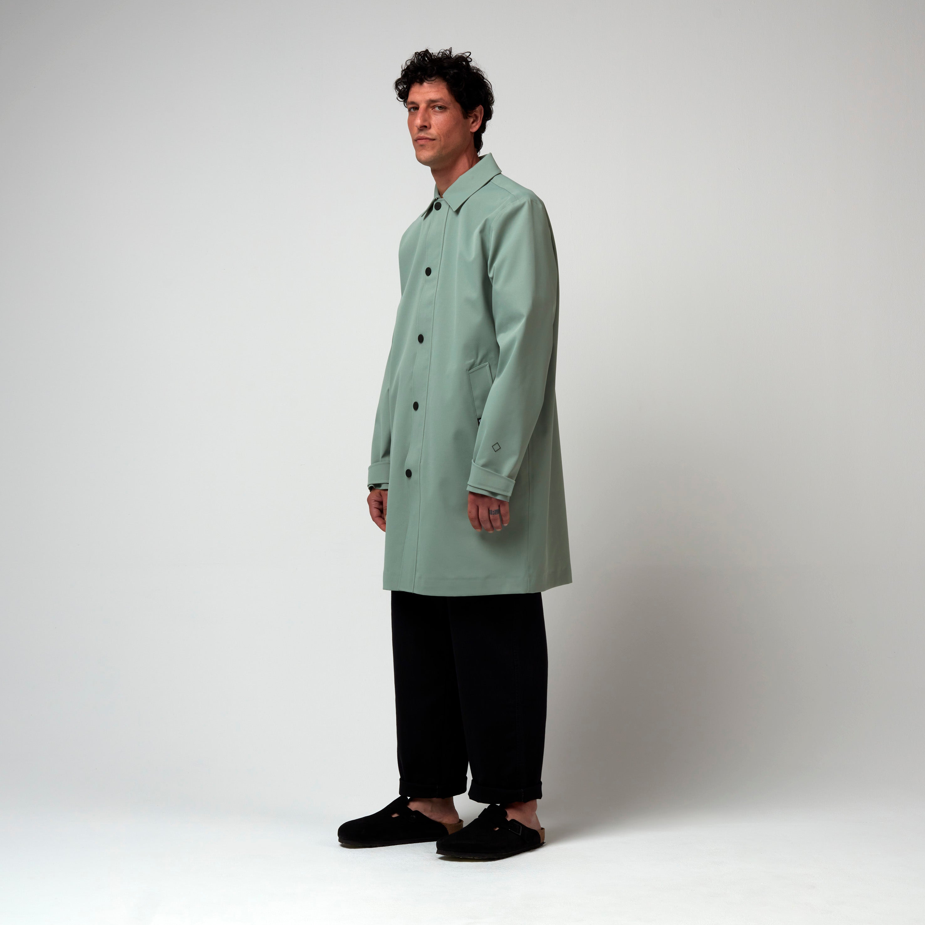 Weatherly, Iceberg Green, Waterproof Coat - Lindner Fashion