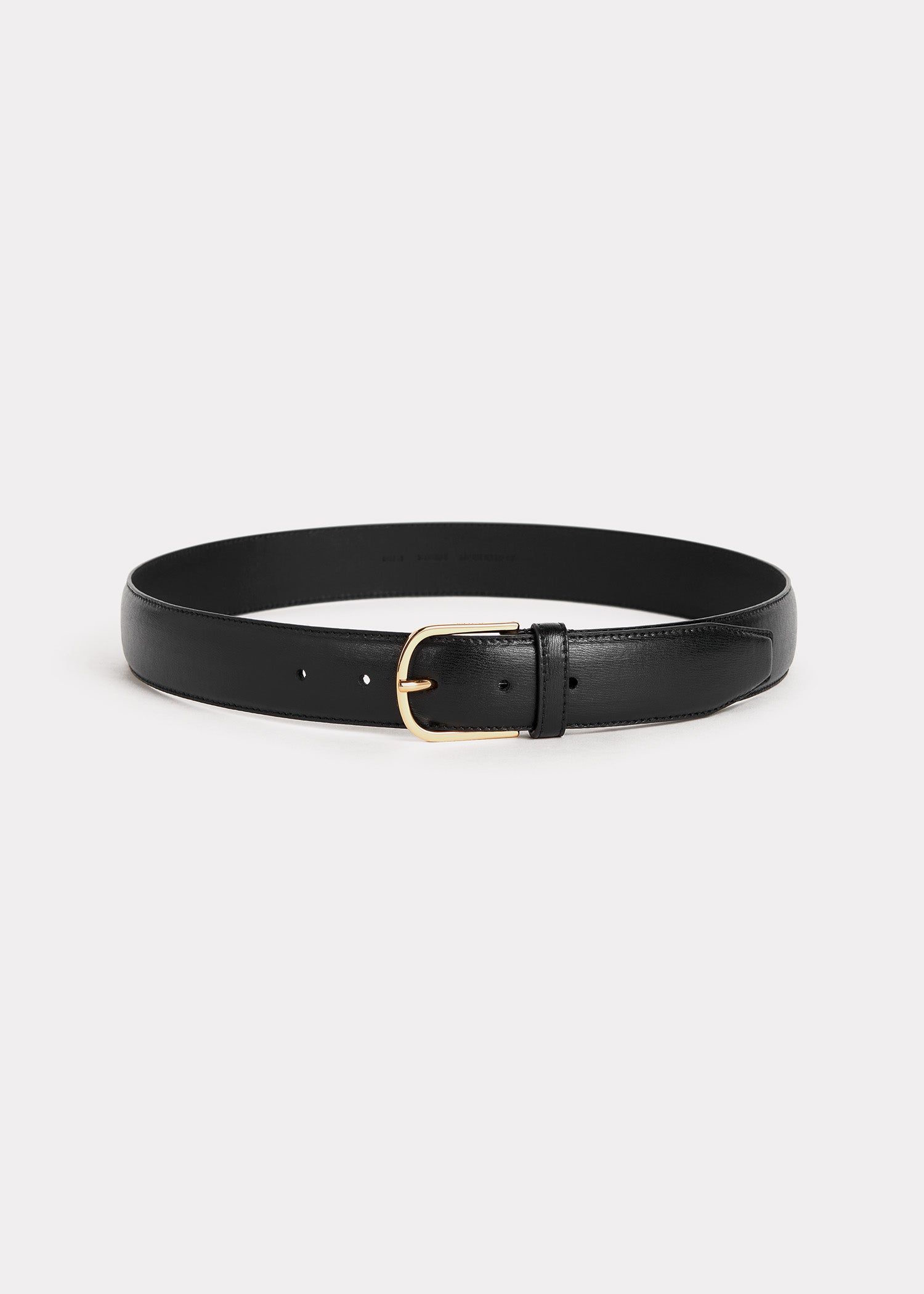 Wide Belt, Black, Belt - Lindner Fashion