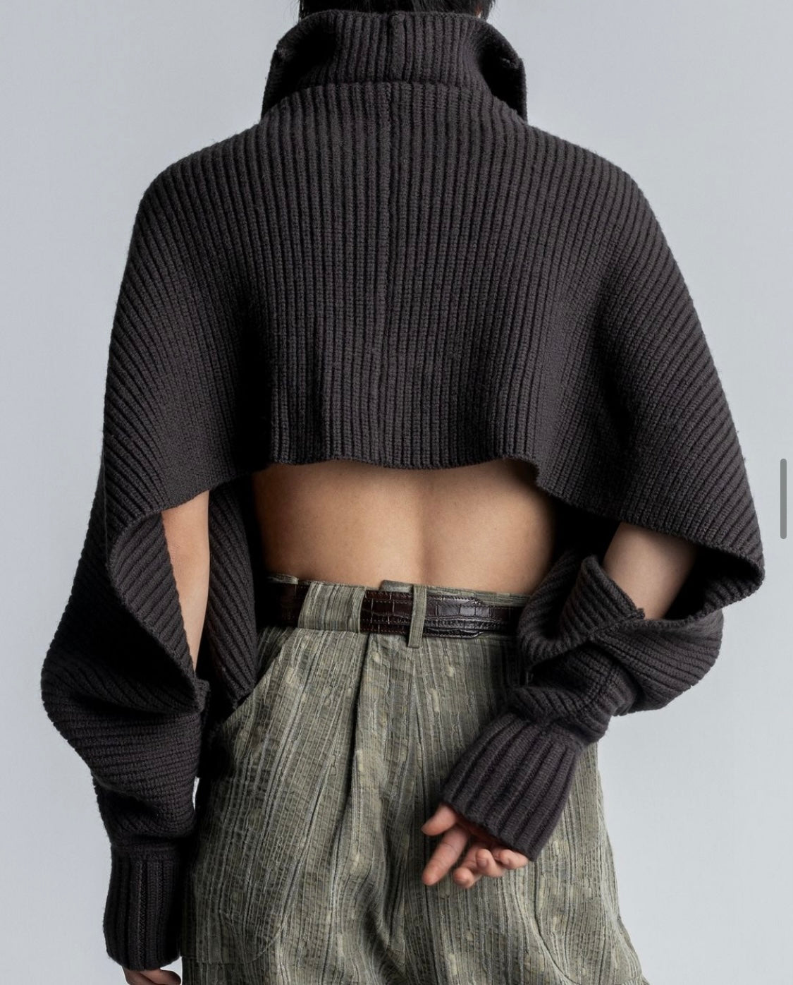 Yong, Anthrazit, Poncho - Lindner Fashion