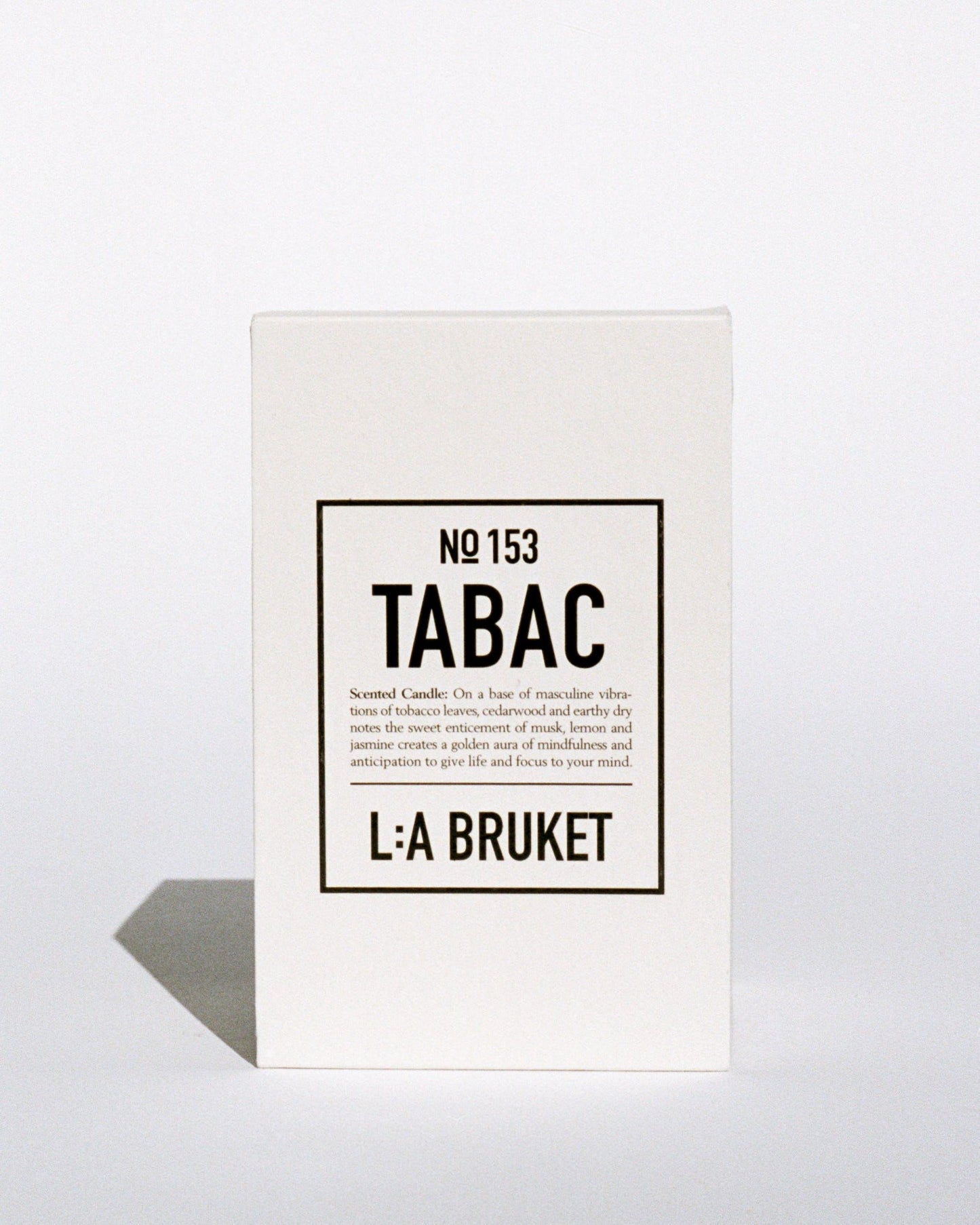 153 Scented Candle, Tabac, 260g - Lindner Fashion