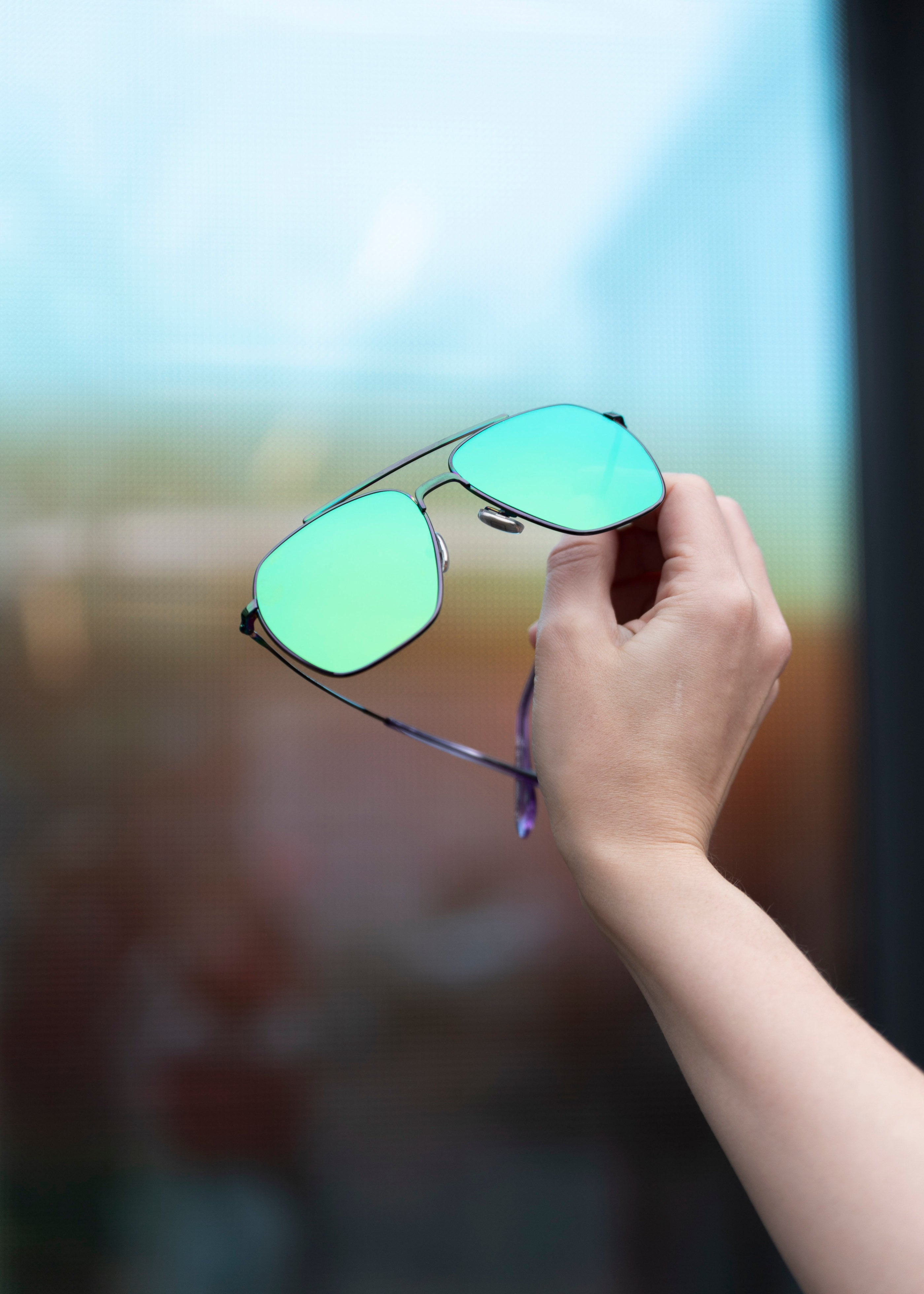 Face Eyewear, Green/Multi, Sunglasses 