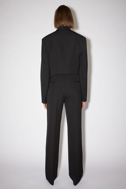 Suit, Black, Pants 