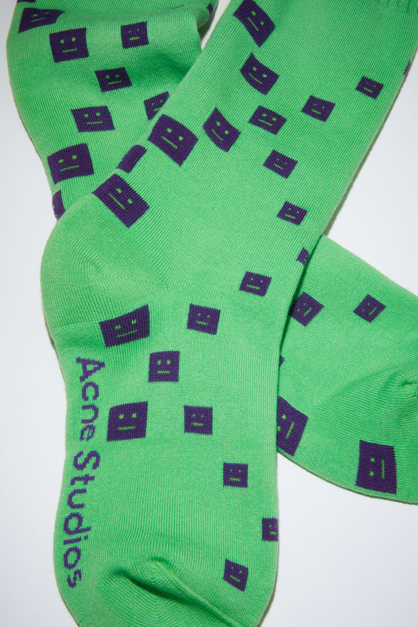 Face Socks, Jade Green/Blue, Socken