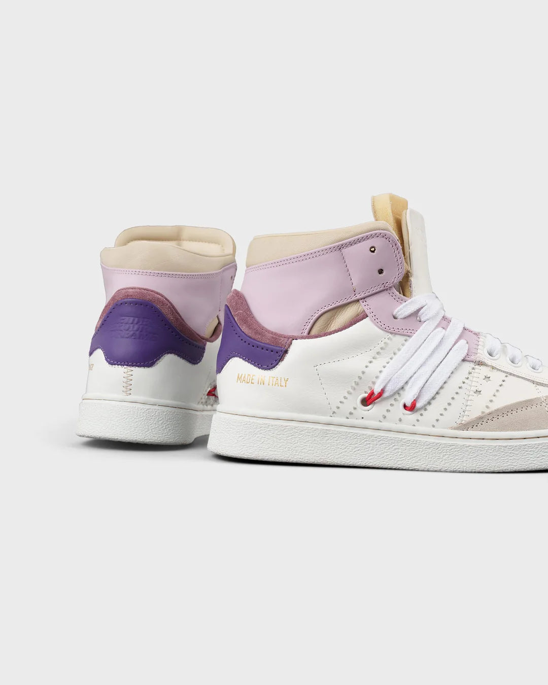 The Cage Dual, White/Lavender, Sneaker