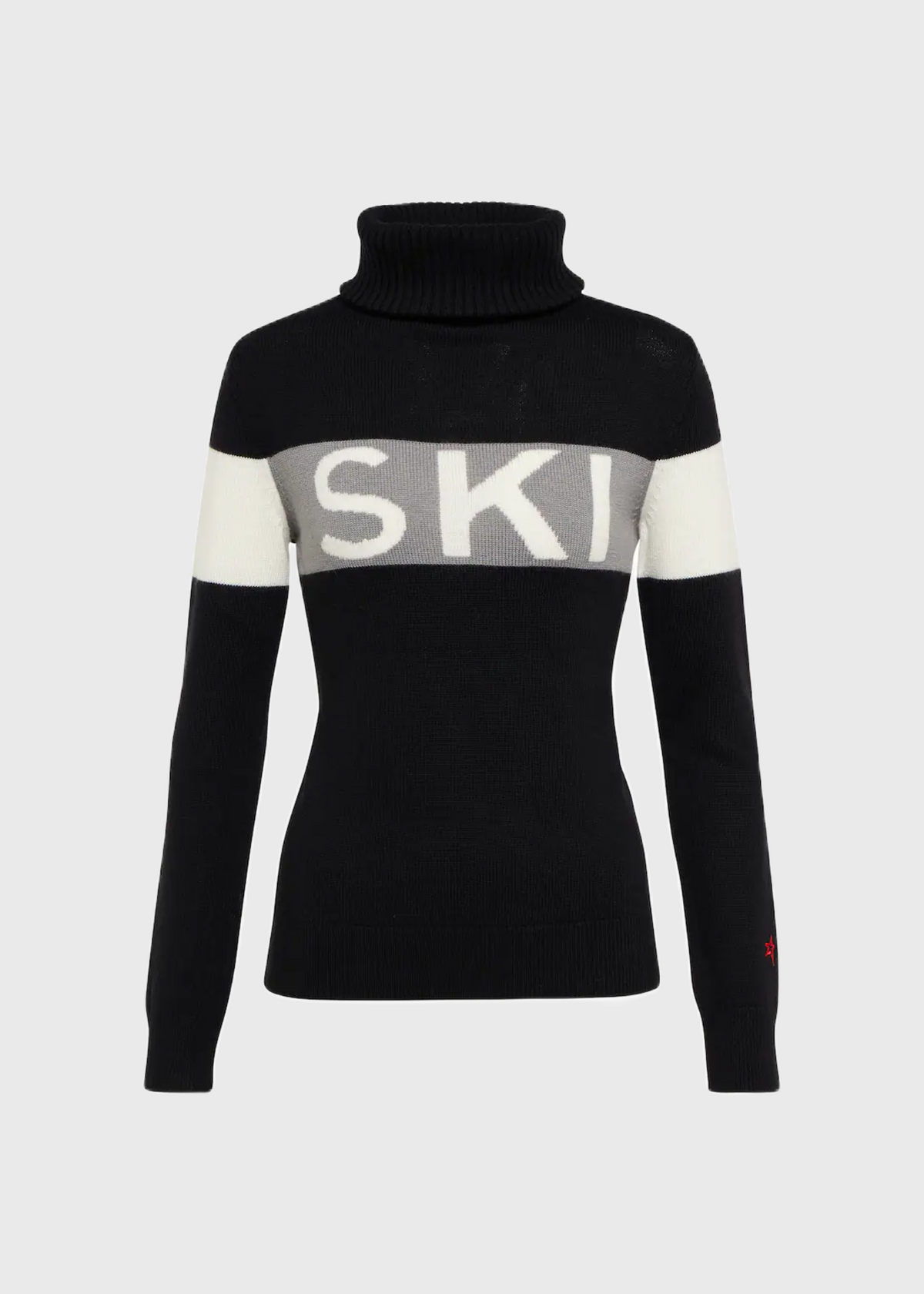 Ski II, Black, Turtleneck Sweater