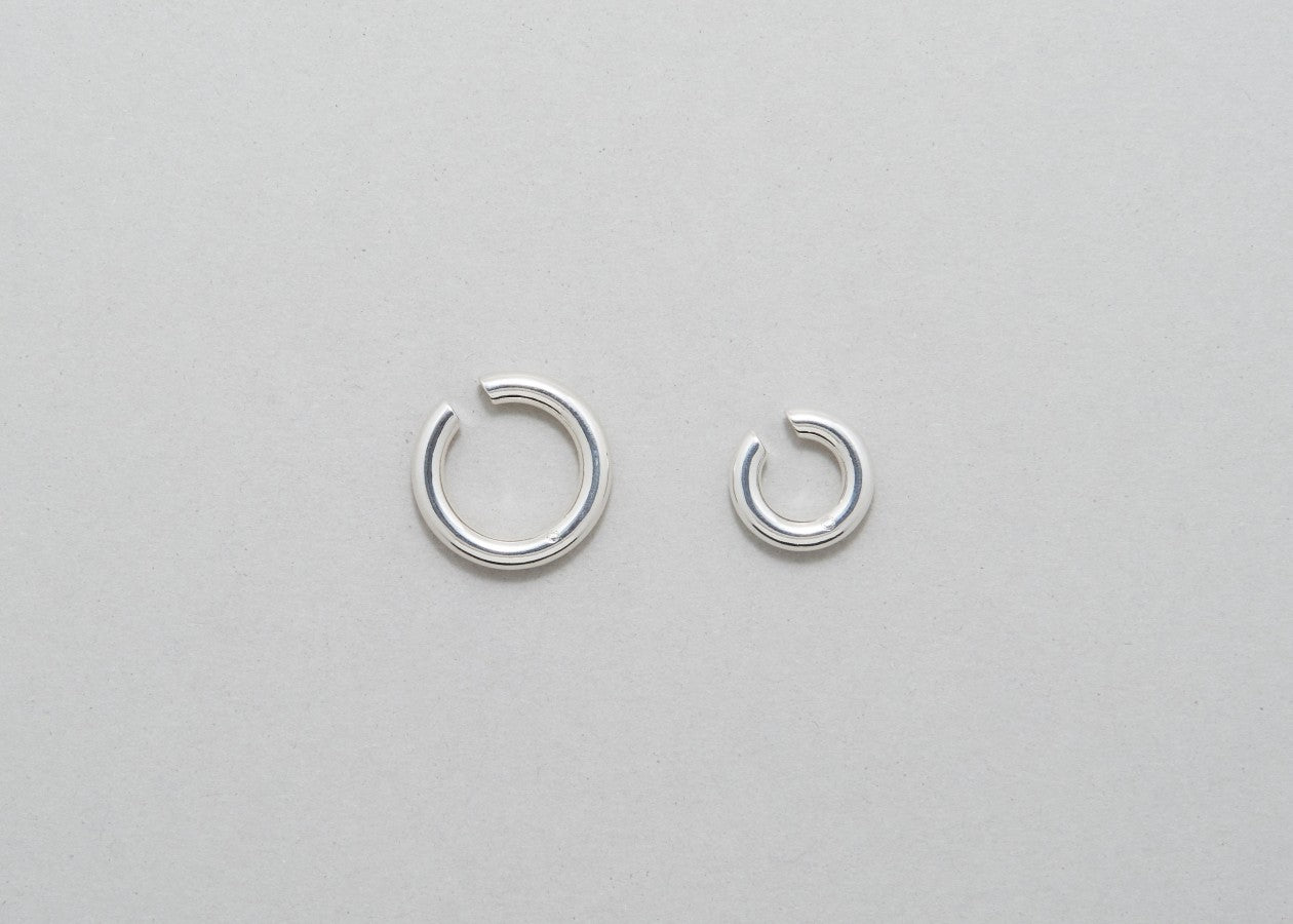 Bold Earcuff No 3, Silver, Ohrring