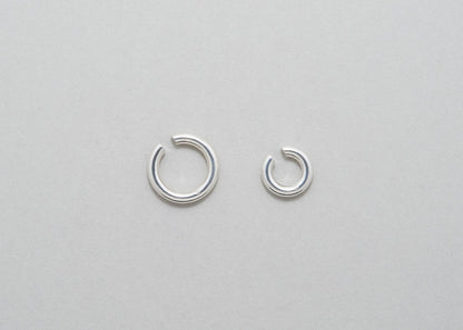 Bold Earcuff No 3, Silver, earring 