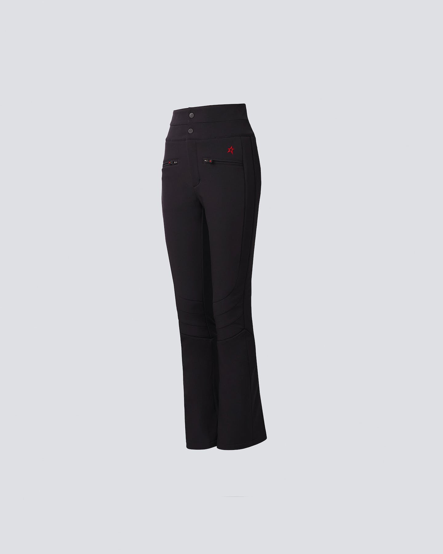 Aurora, Black, High Waist Flare Pant 