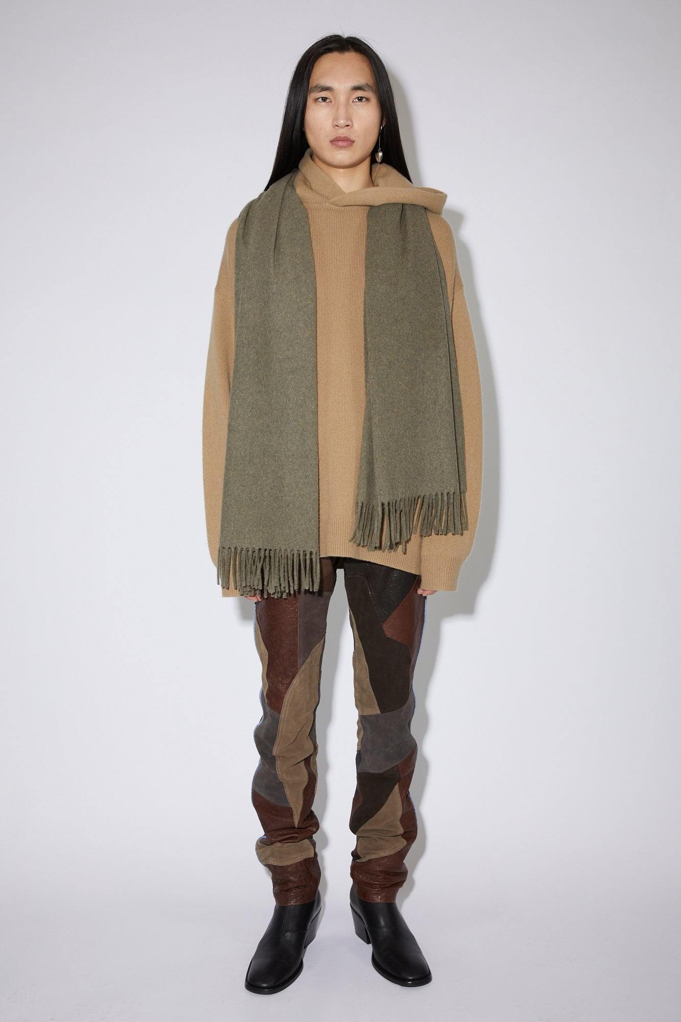 Canada, Light Olive, Scarf - Lindner Fashion