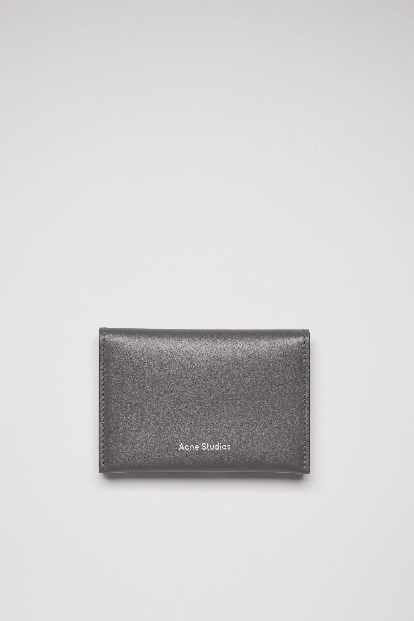 Card Holder, Dark Grey, Leder Portemonnaie - Lindner Fashion