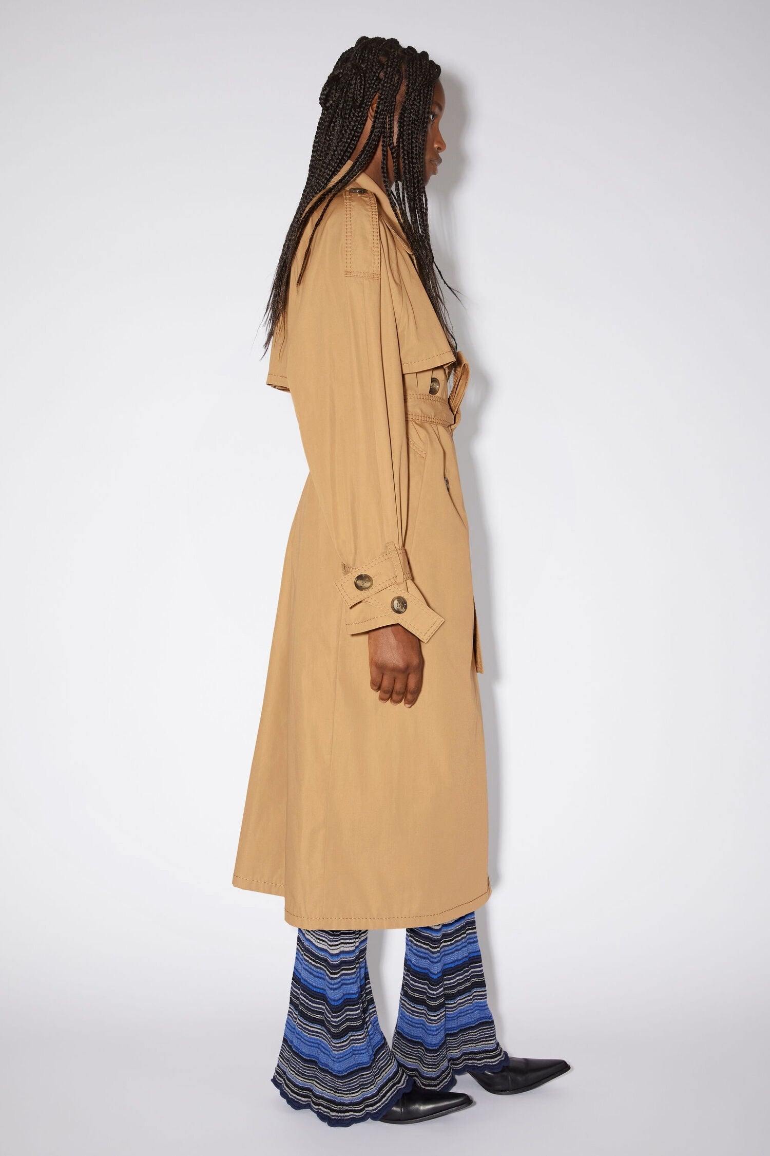 Classic Trench, Khaki Beige, Trenchcoat - Lindner Fashion