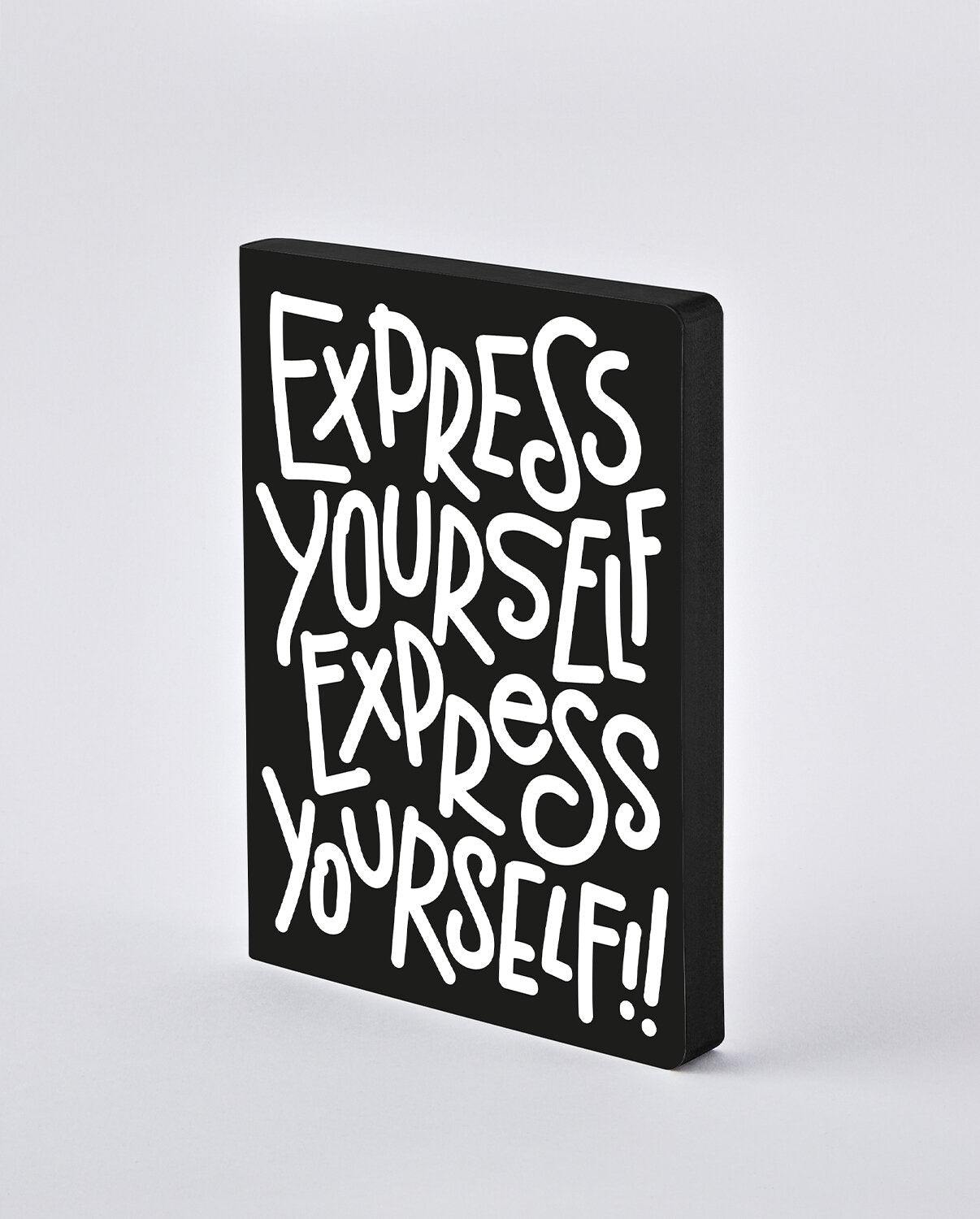 Graphic L, Express Yourself, Notizbuch - Lindner Fashion