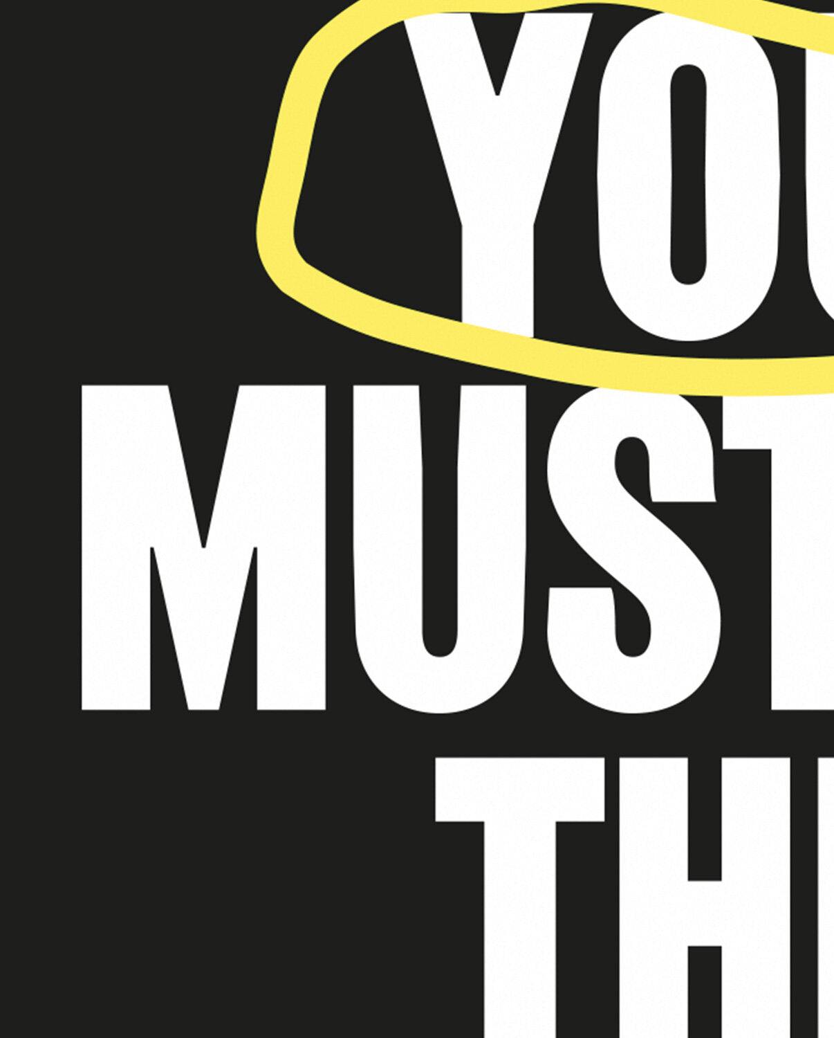 Graphic L, You Must Be The Change, Notizbuch - Lindner Fashion