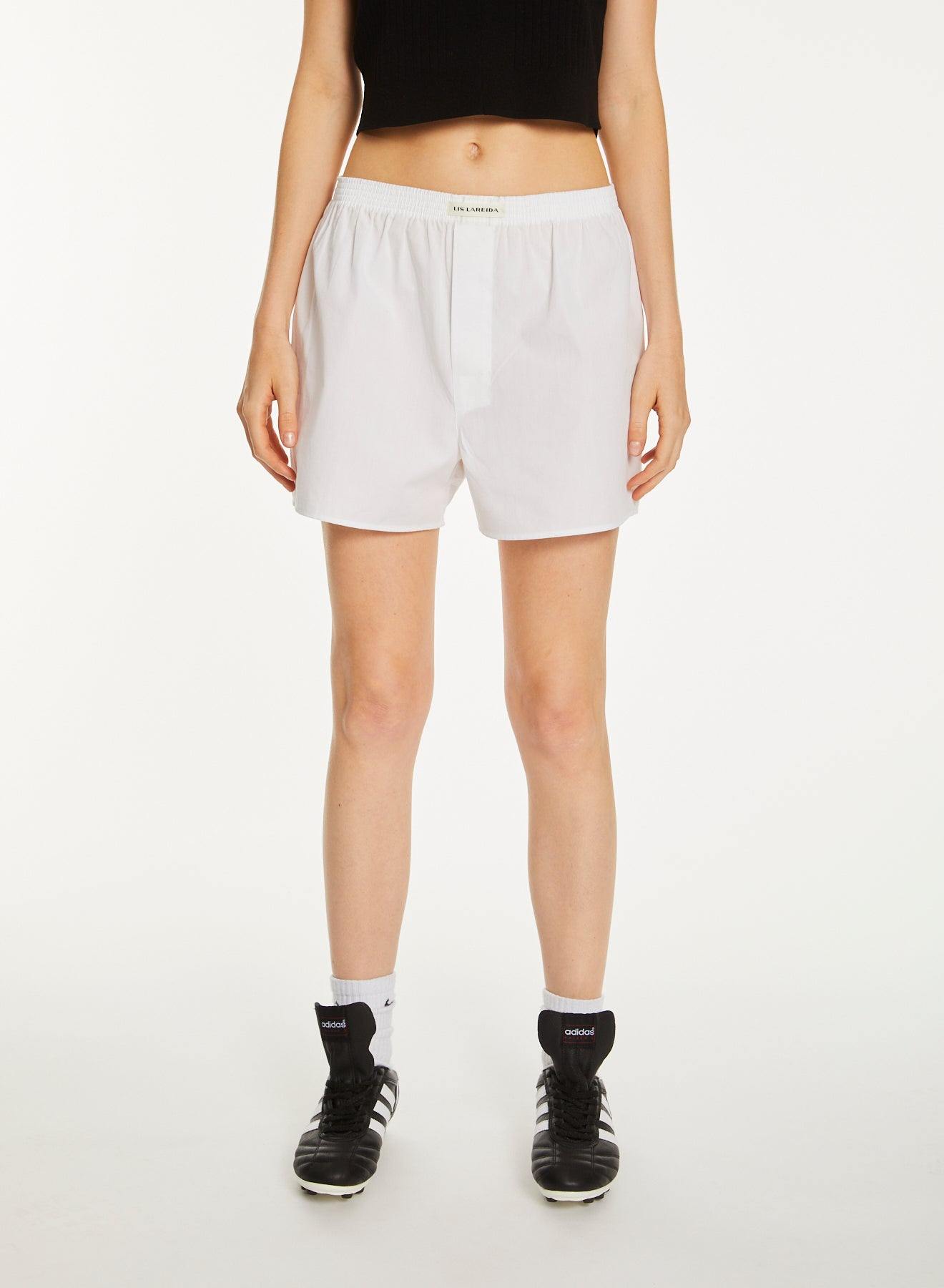 Kai, Optic White, Shorts - Lindner Fashion