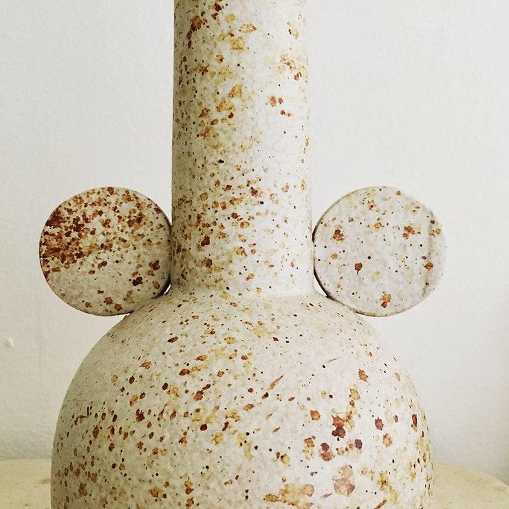 Luisa, Beige Stone, Vase - Lindner Fashion