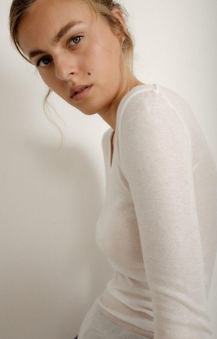 Massachusetts, Blanc, Langarm - Lindner Fashion