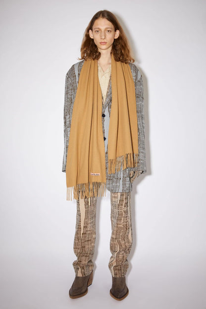 Narrow Cashmere, Caramel, Scarf - Lindner Fashion