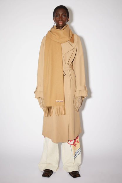 Narrow Cashmere, Caramel, Scarf - Lindner Fashion