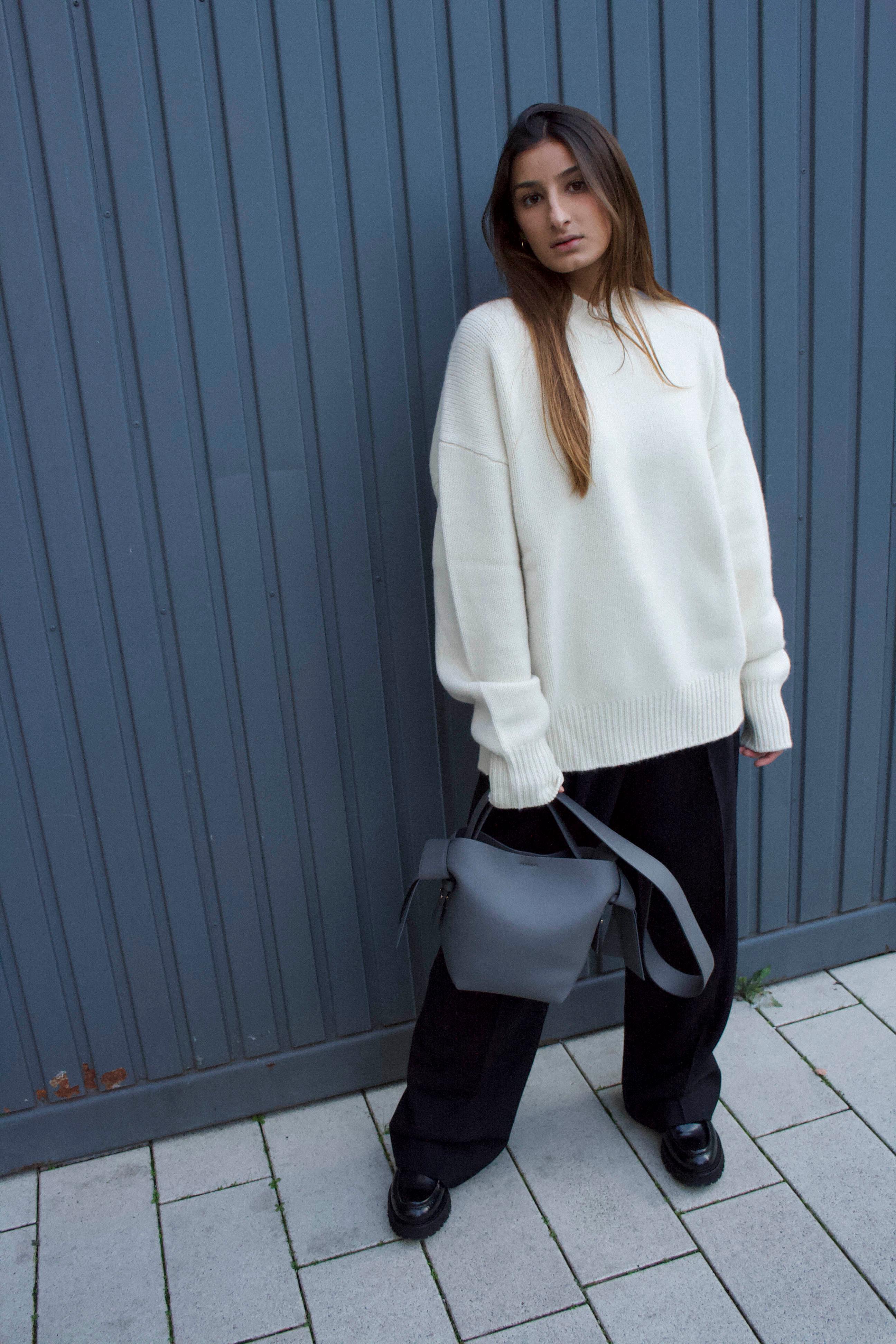 No 205, Him, Cream, Pullover - Lindner Fashion