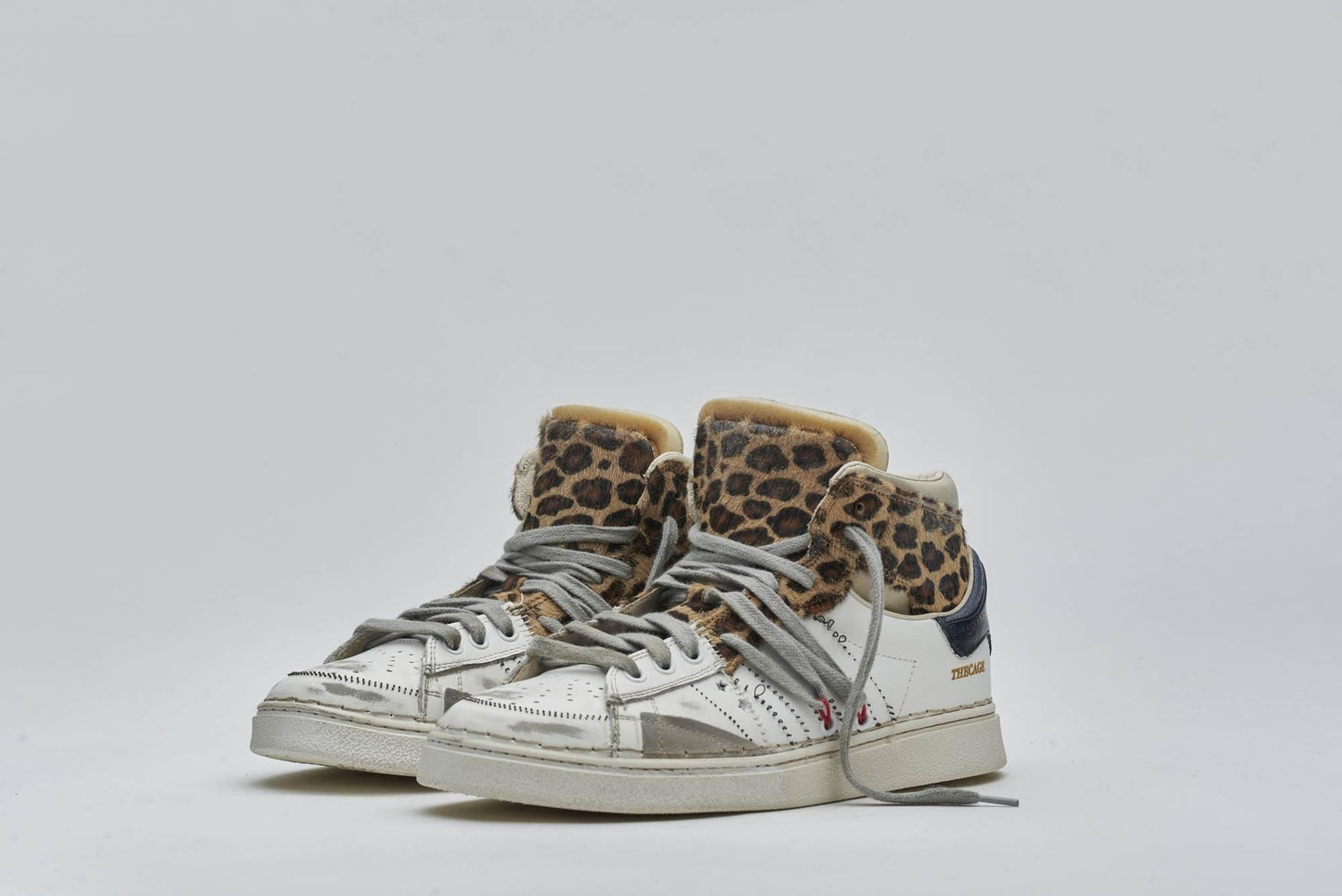 The Cage Dual, White/Cougar, Sneaker - Lindner Fashion